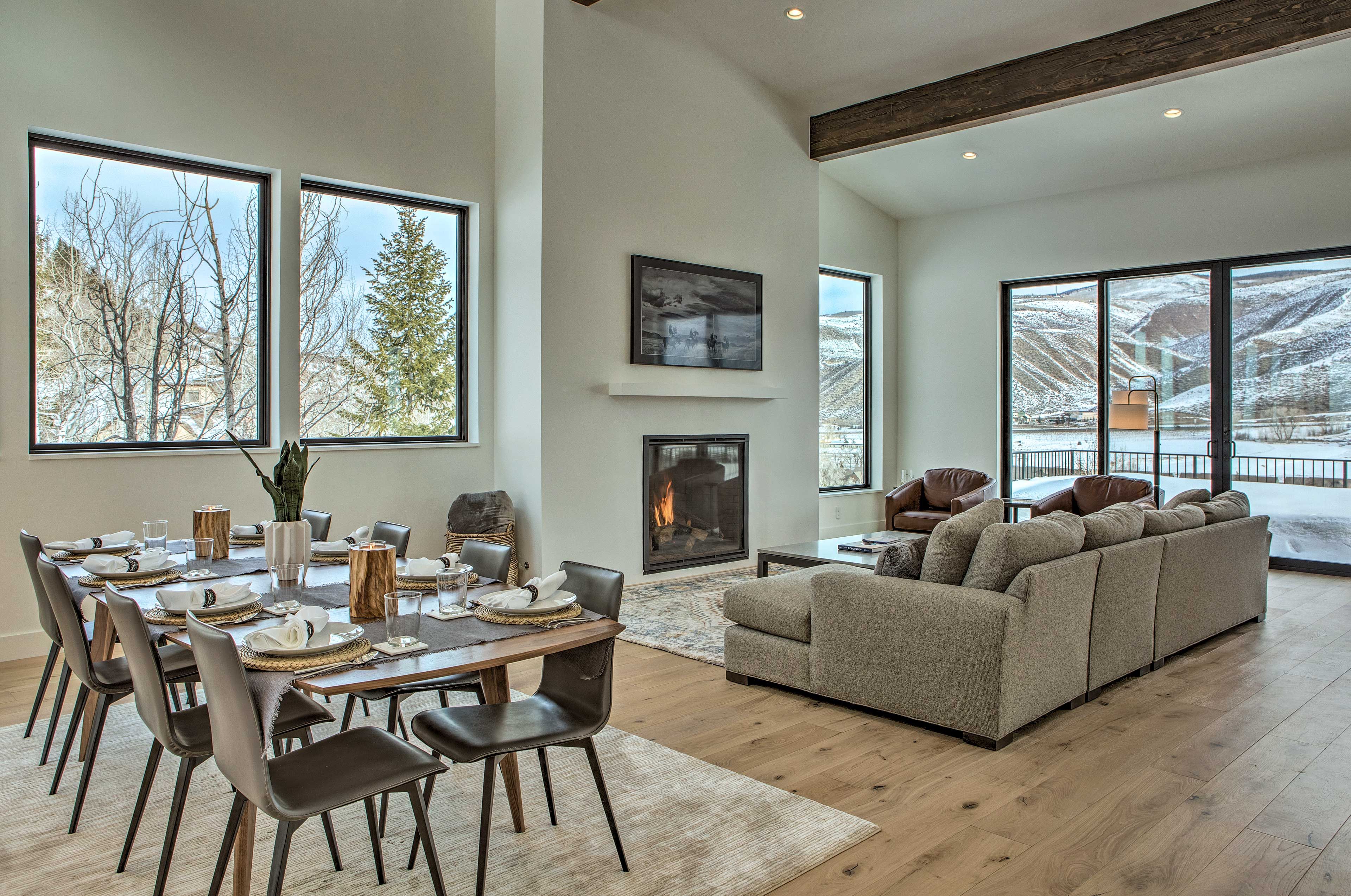 Dining Area & Living Room