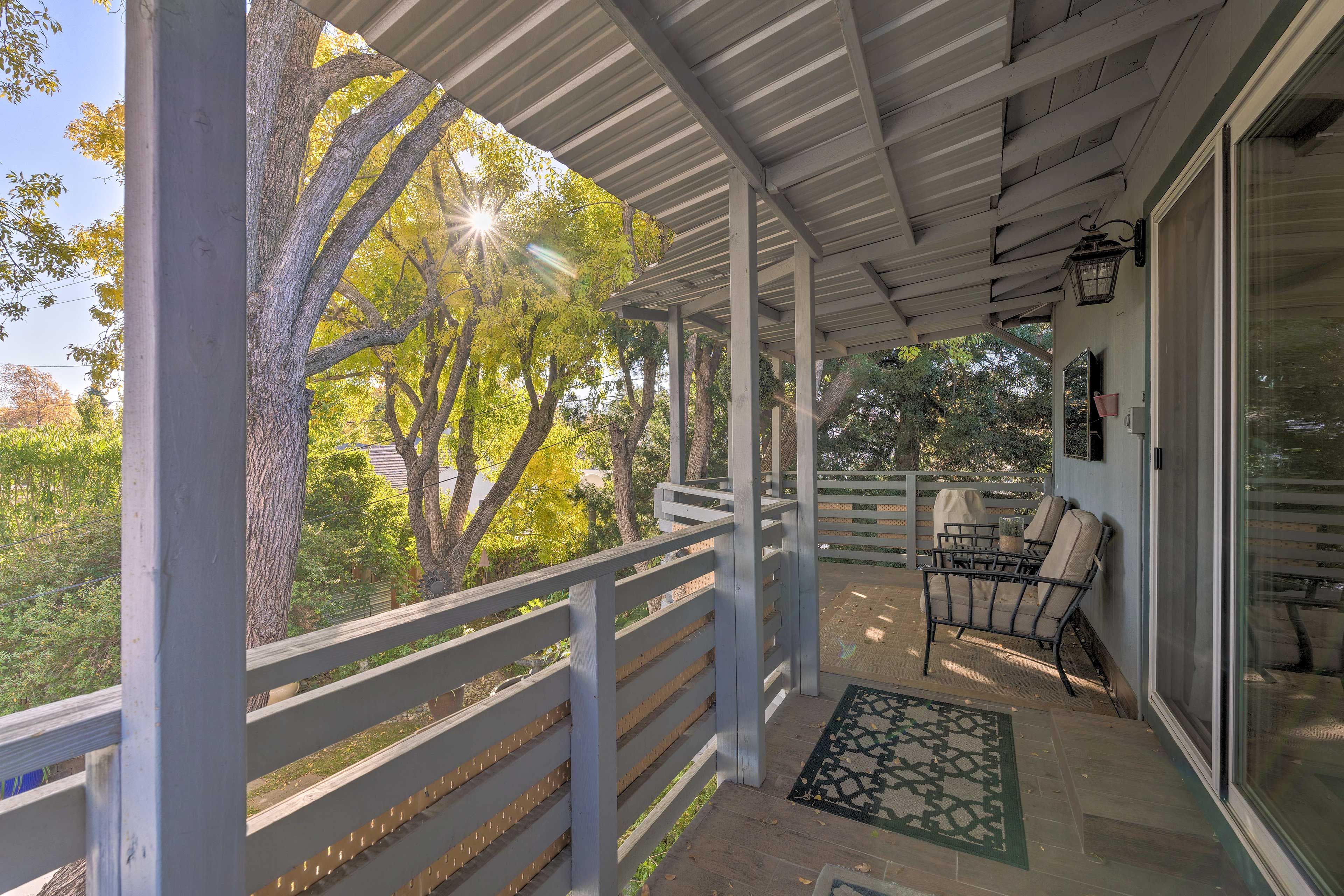 Private Covered Balcony