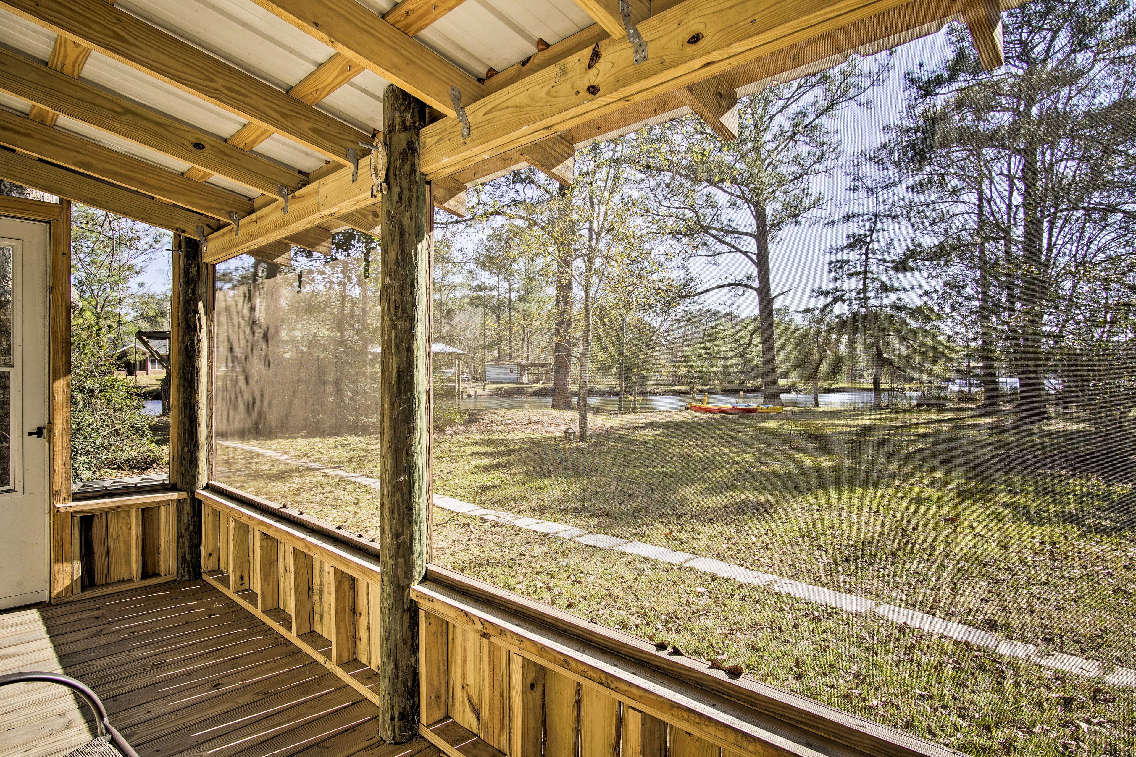 Private Patio | Water Views