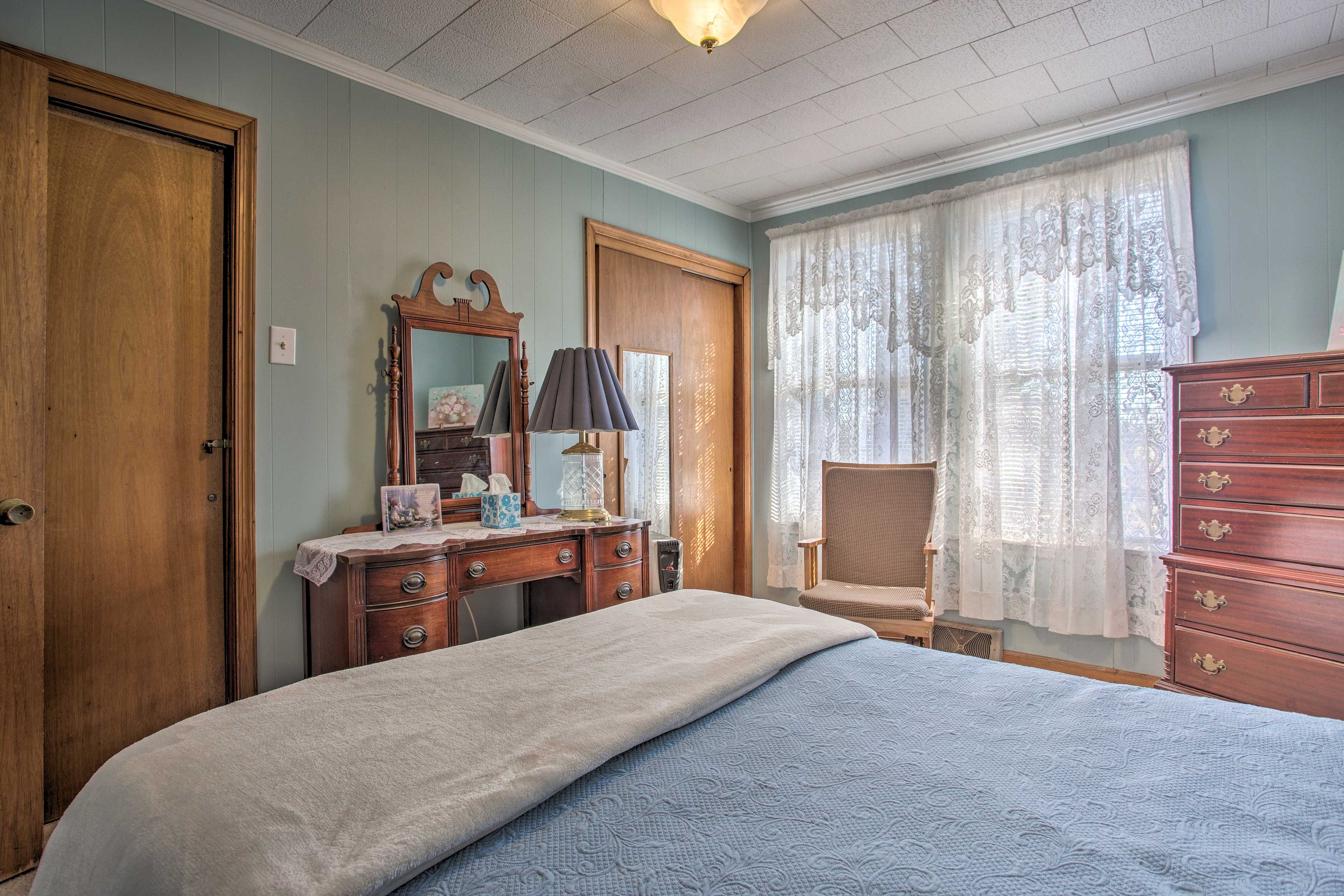 You'll have plenty of space to store your belongings.