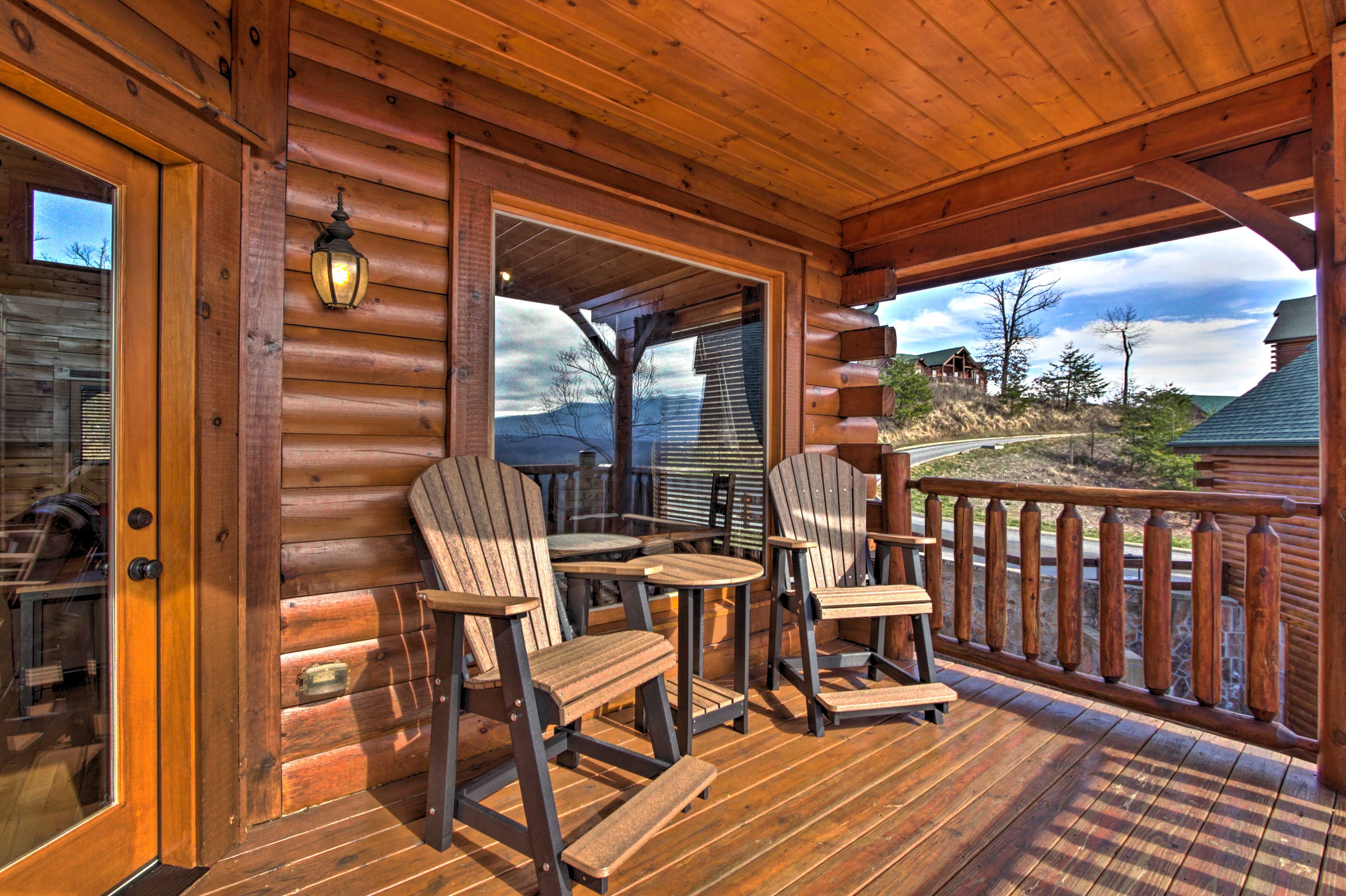 Deck | Mountain Views | Private Hot Tub