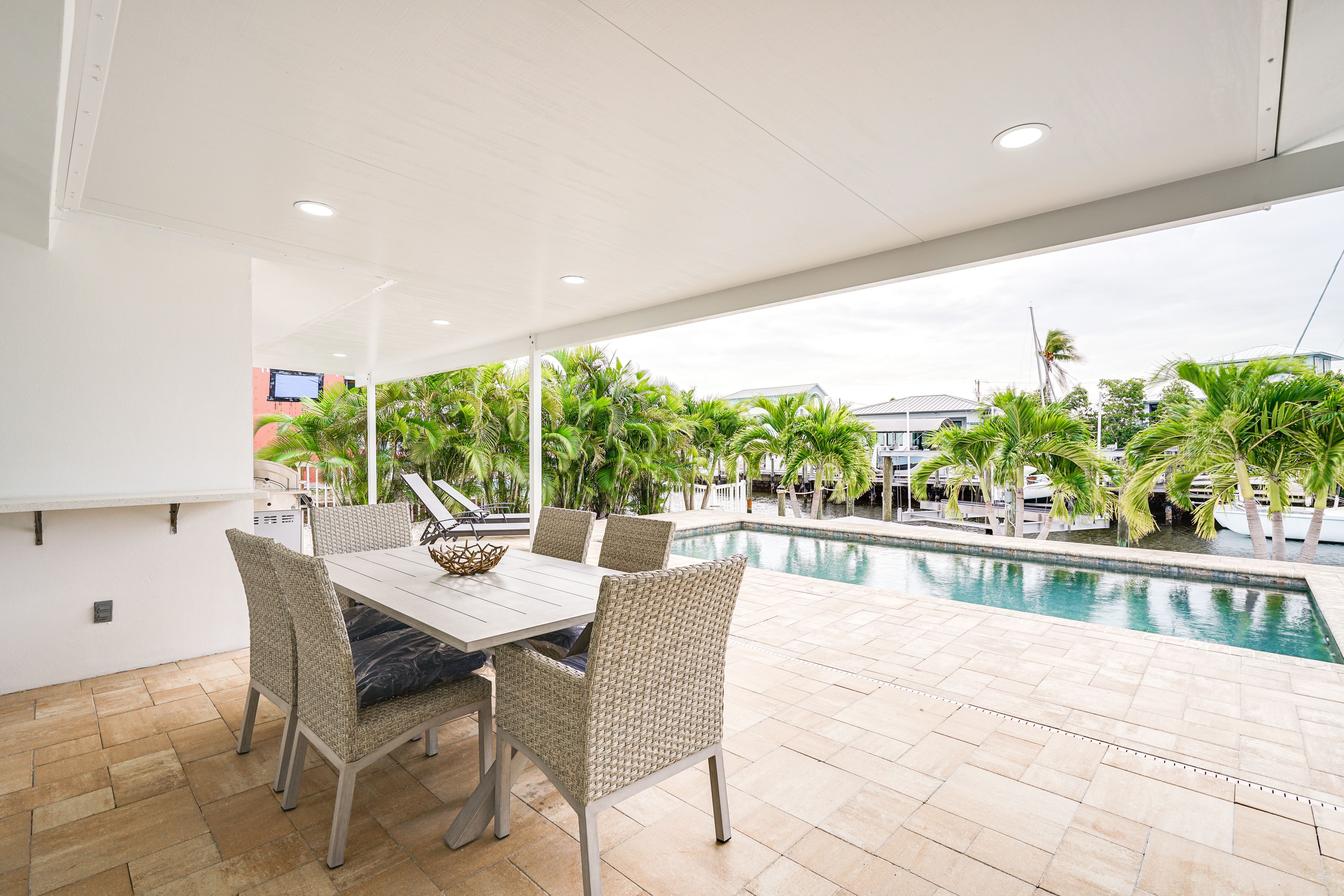 Covered Patio | Gas Grill
