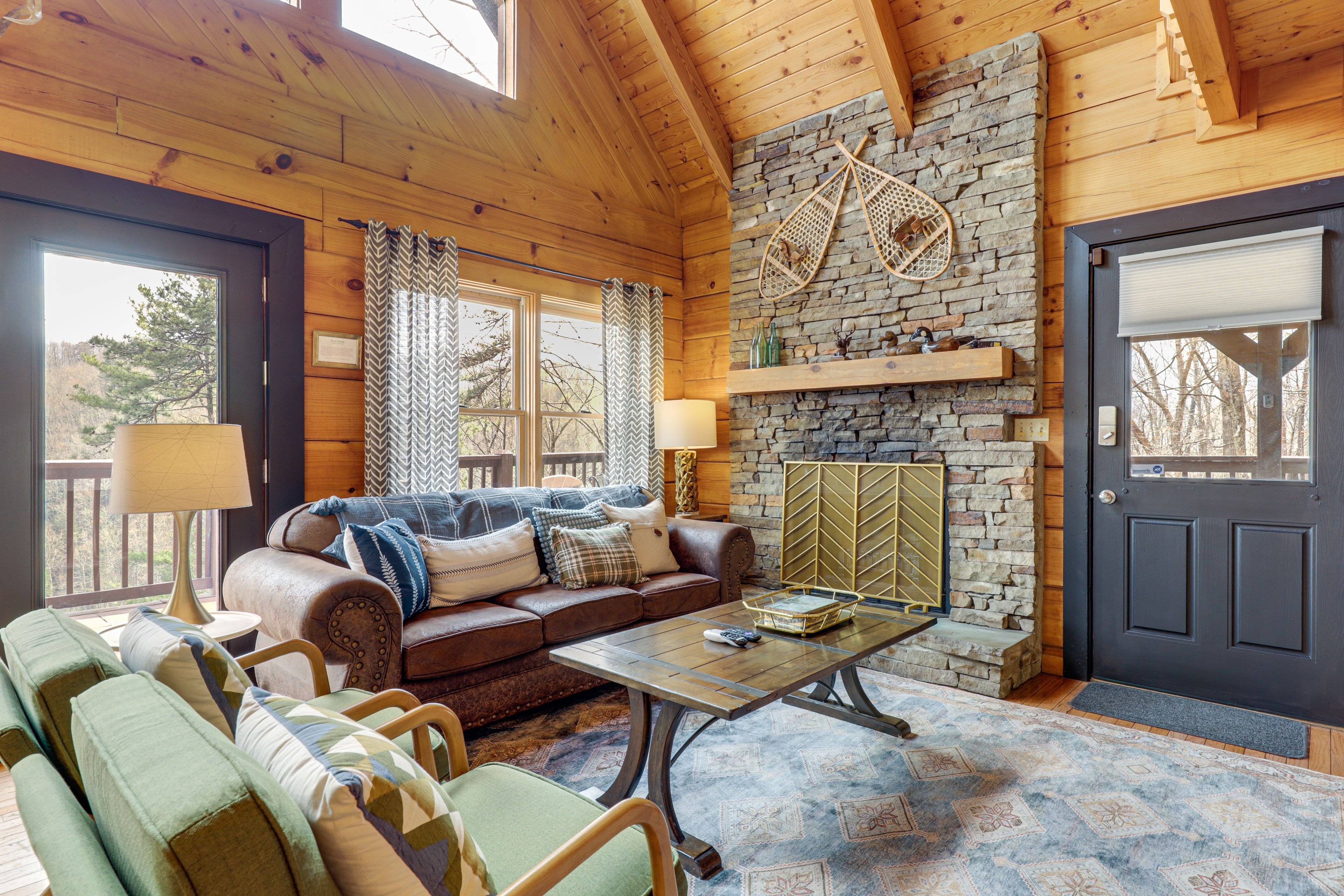 Living Area | Main Level | Electric Fireplace | Central A/C & Heating