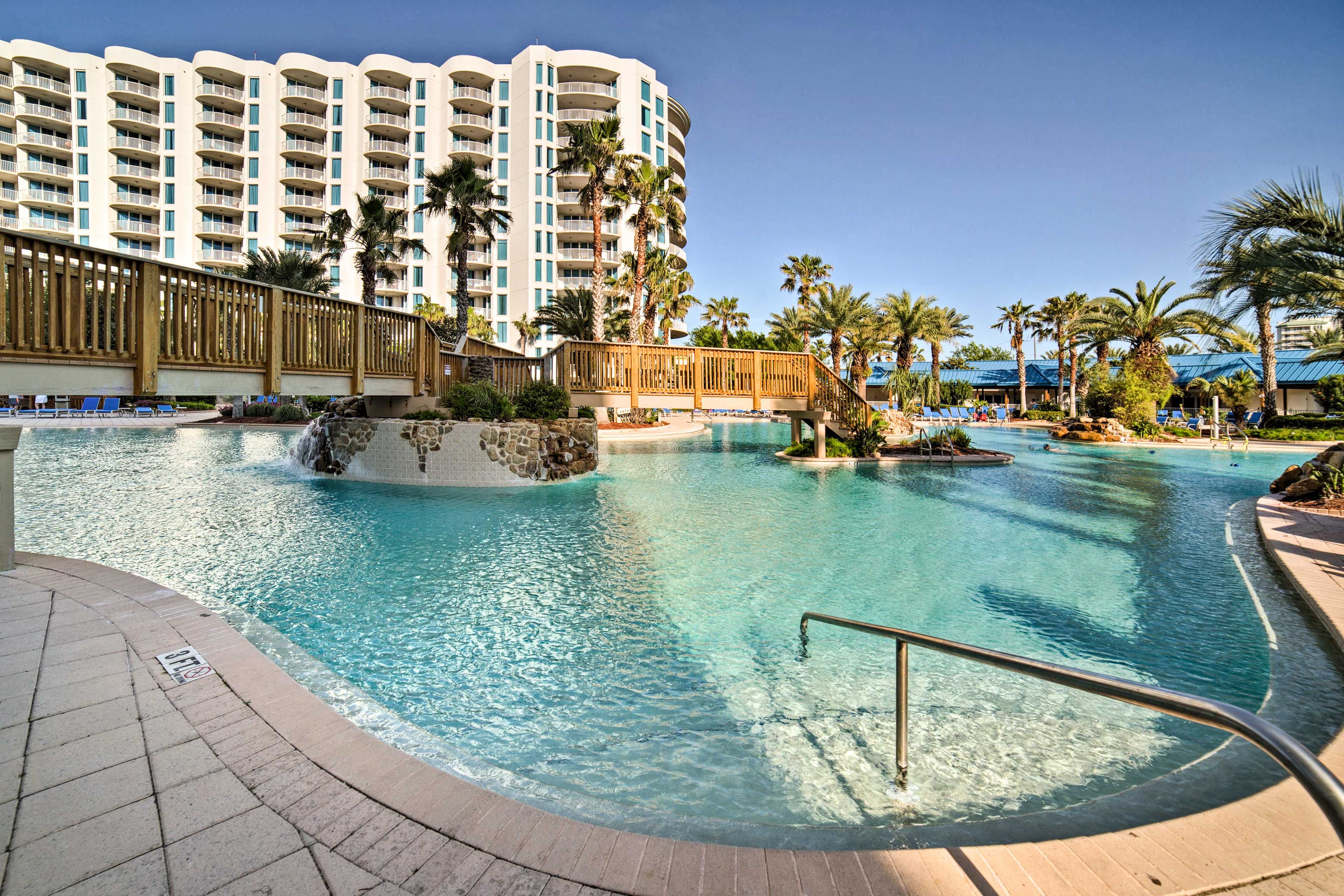 Climb right in the waters and enjoy splashing with friends old and new.