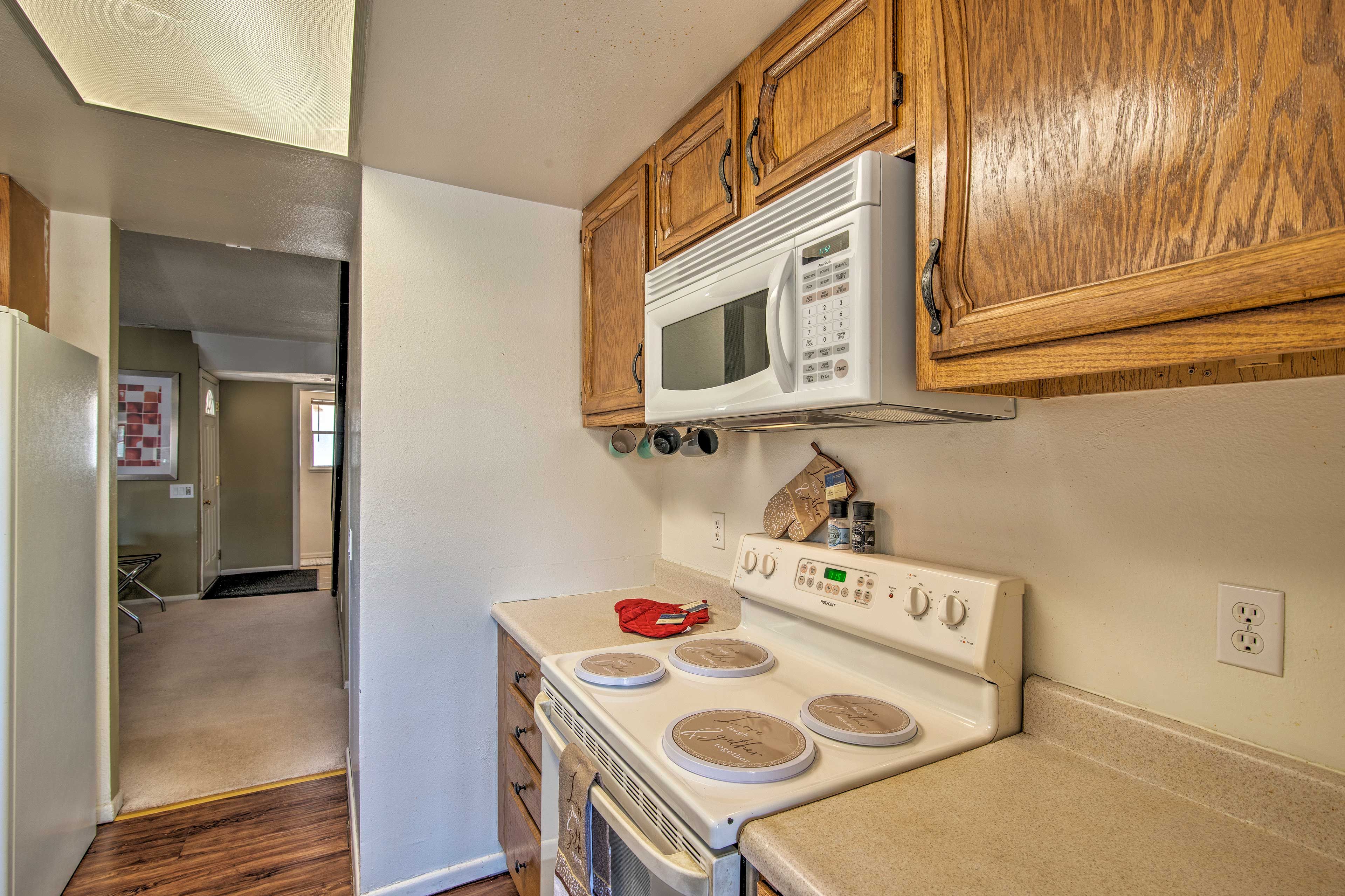 Whip up gourmet goods throughout your stay.