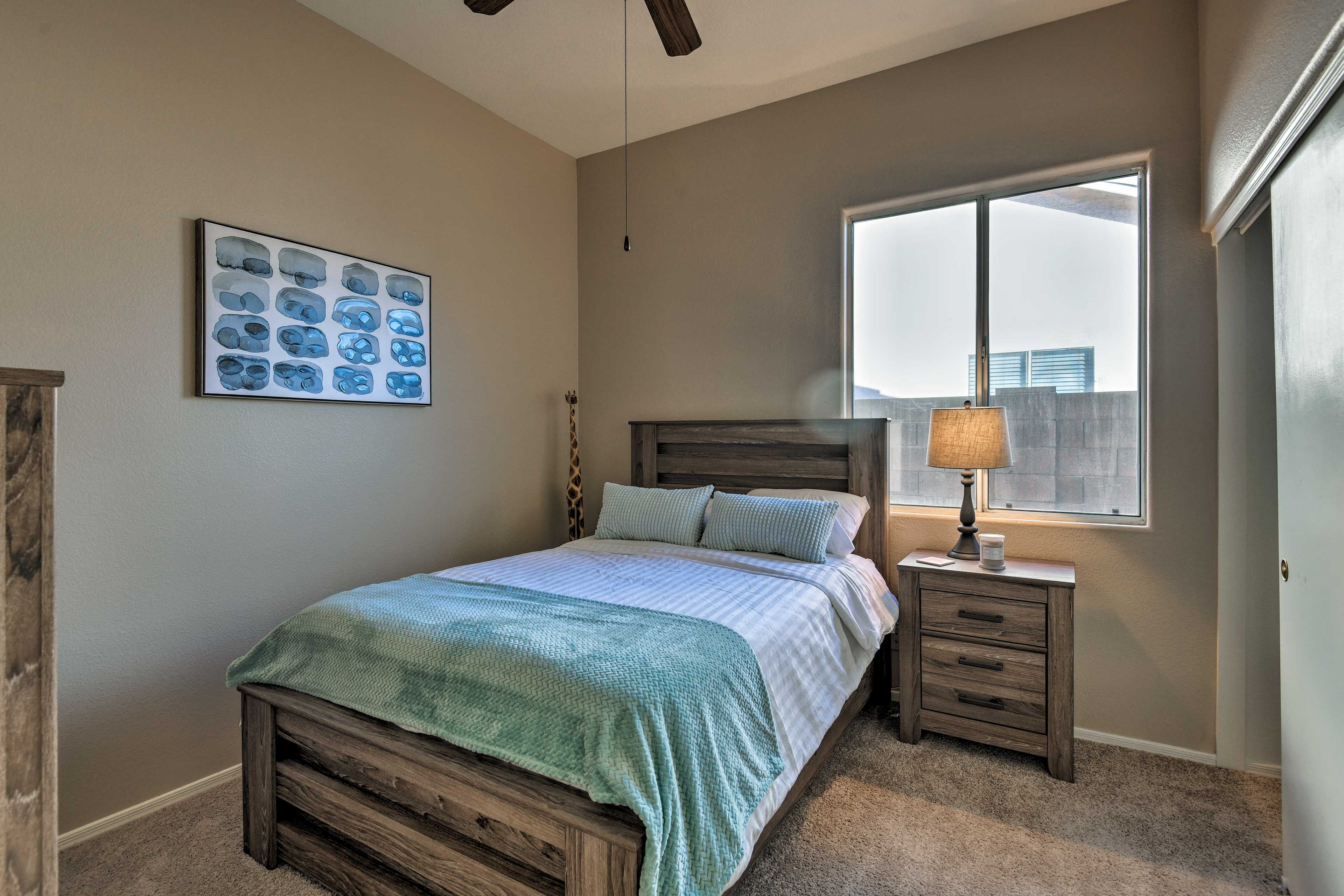 You'll wake up well-rested in this full bed.