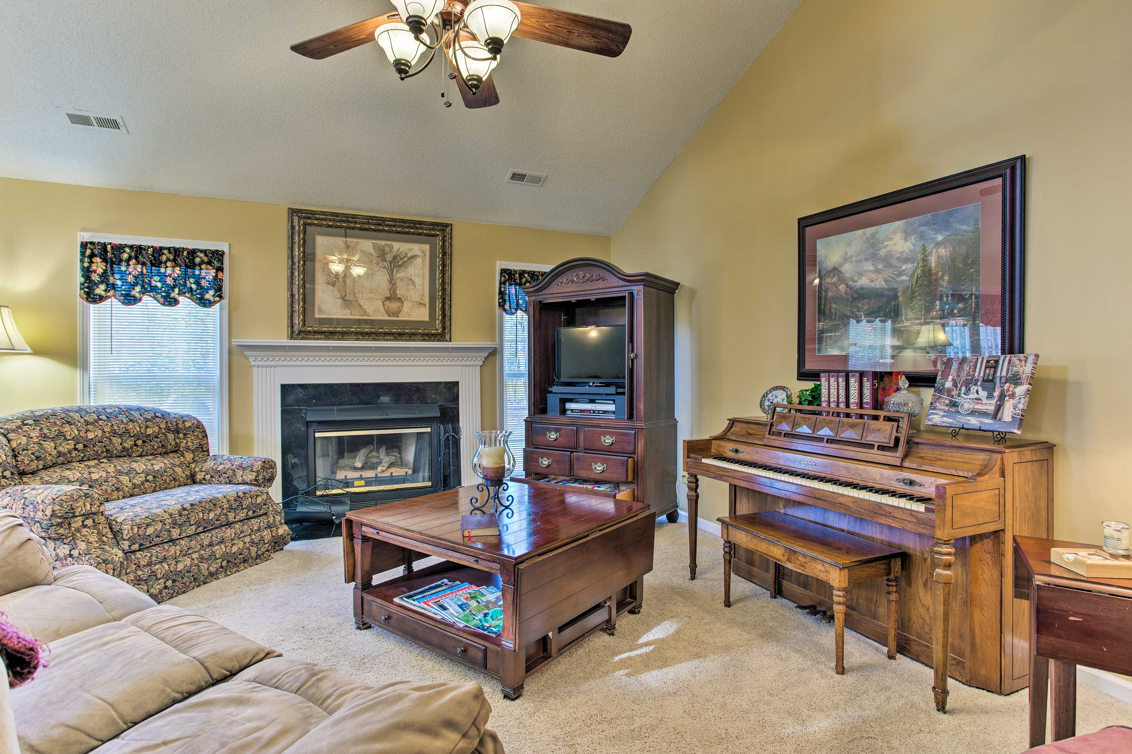 Fletcher Vacation Rental | 3BR | 2BA | 1,350 Sq Ft | Stairs Required