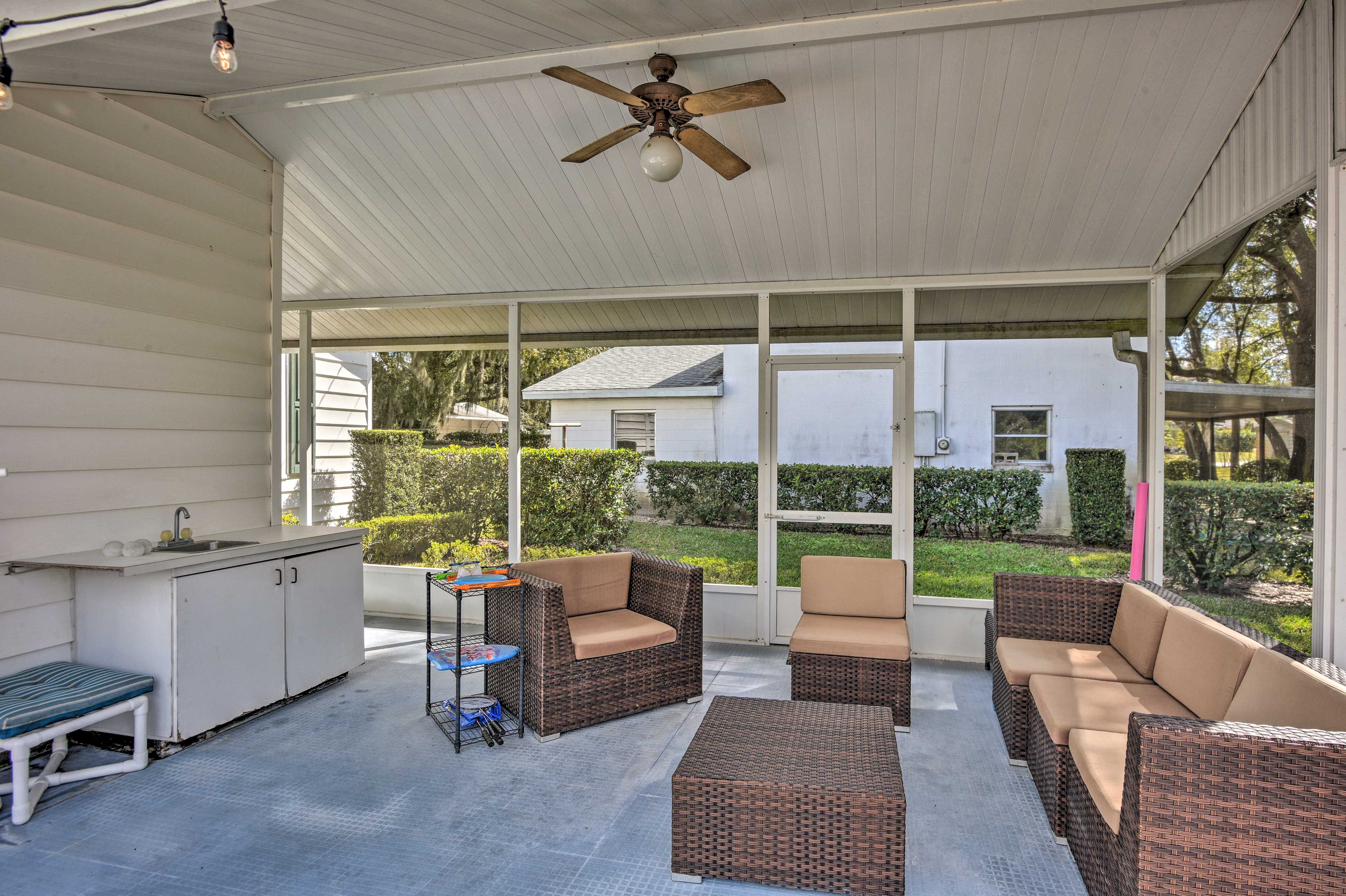 Shaded Patio