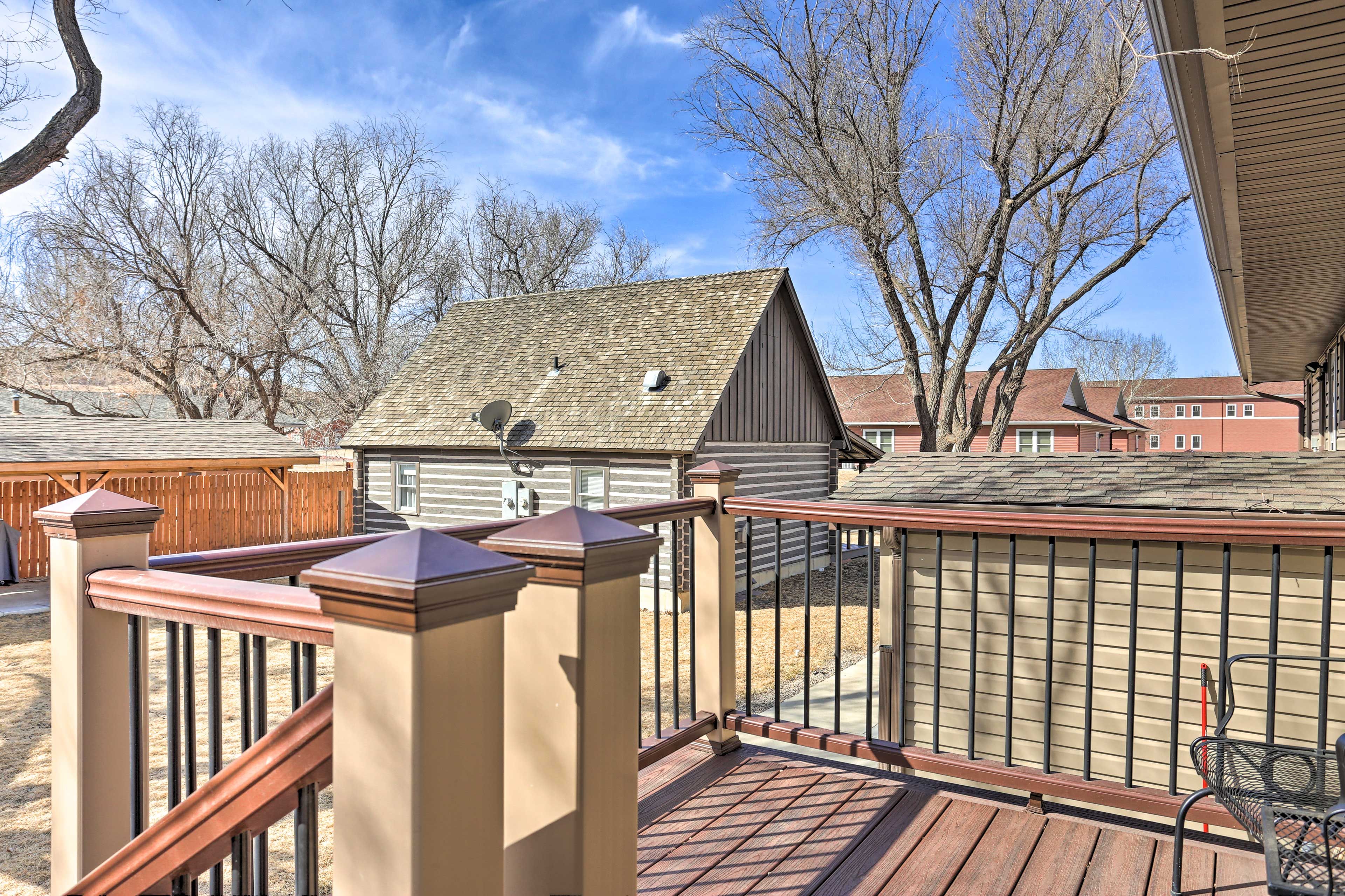 Furnished Back Deck (Private)