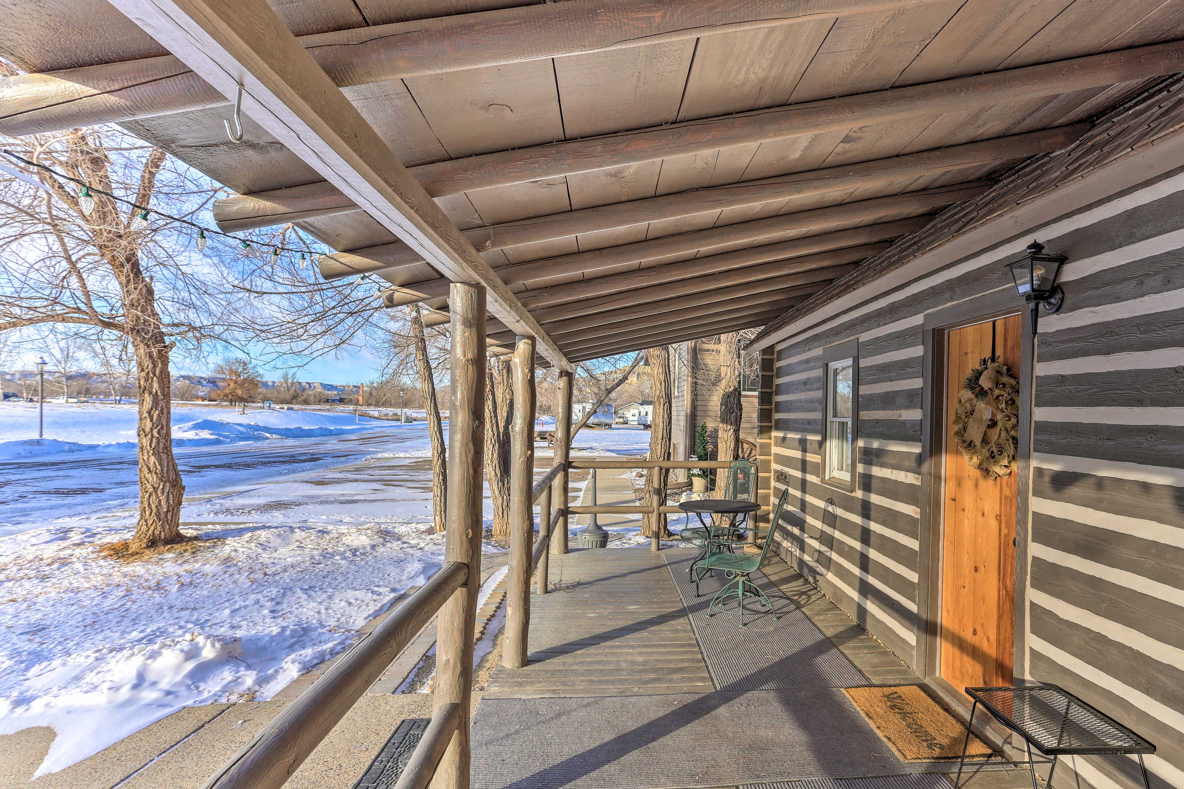 Front Porch in Winter