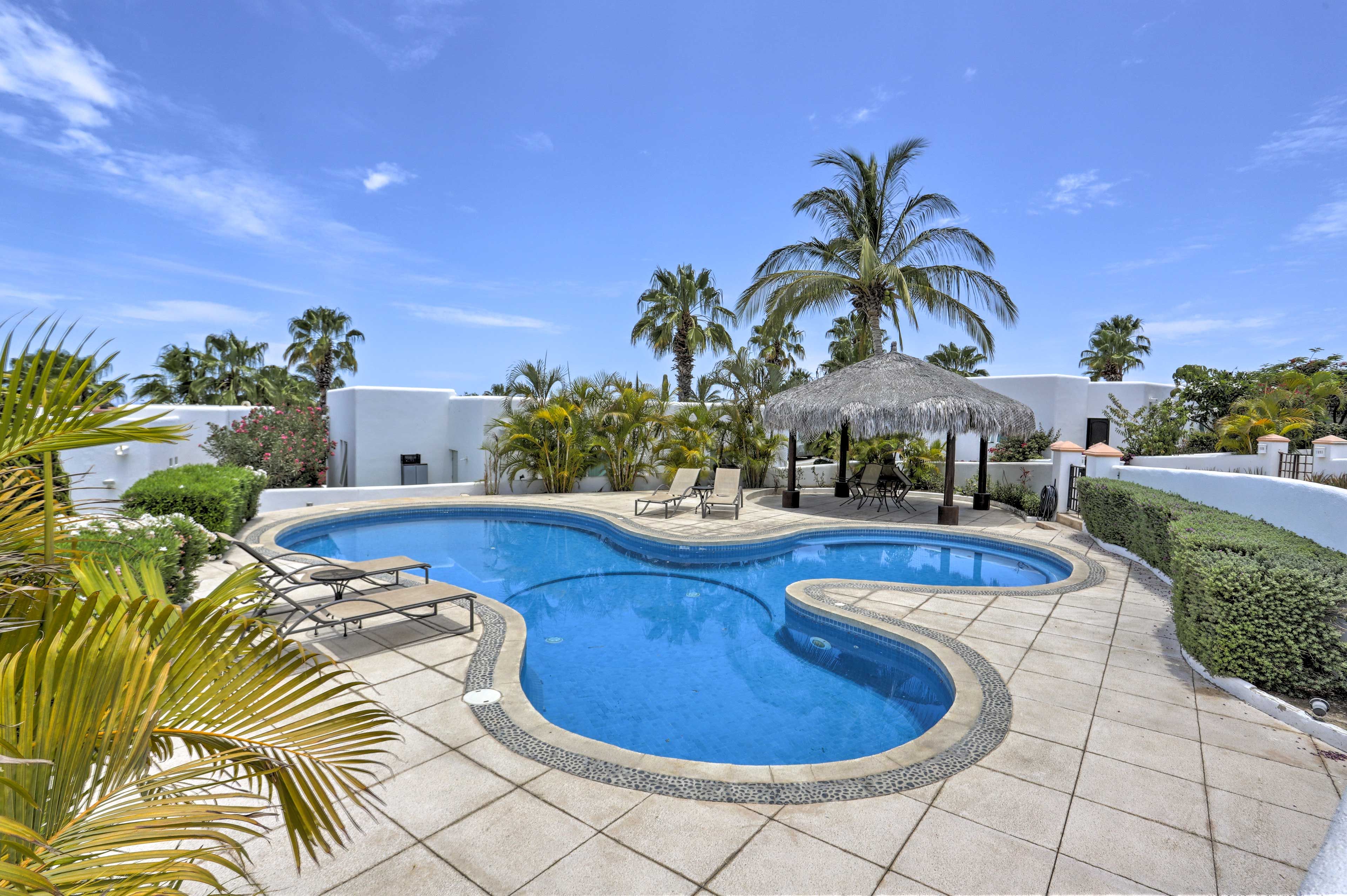 Nothing beats a refreshing swim in the pool on a hot day.