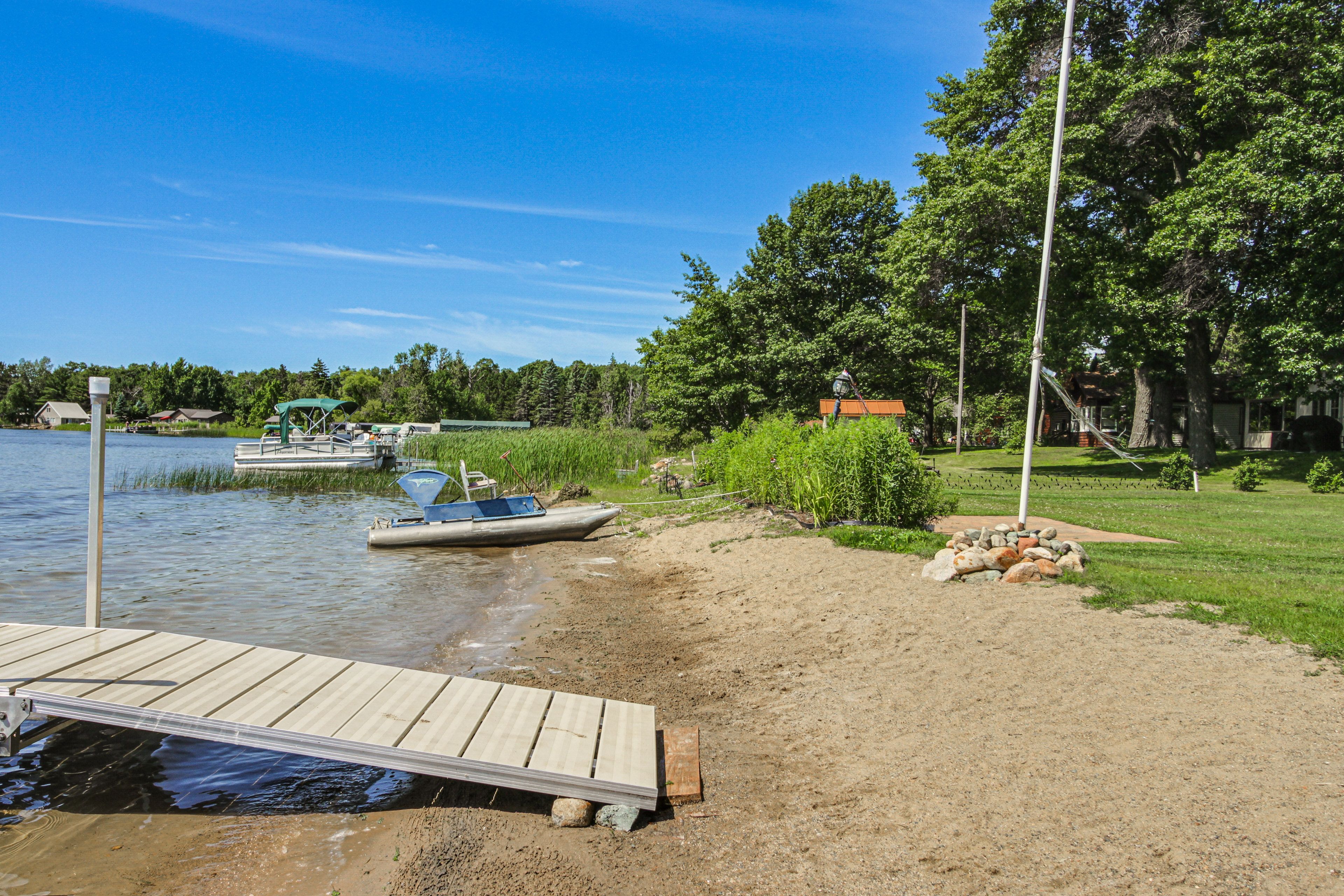 Beach Area | Private Dock