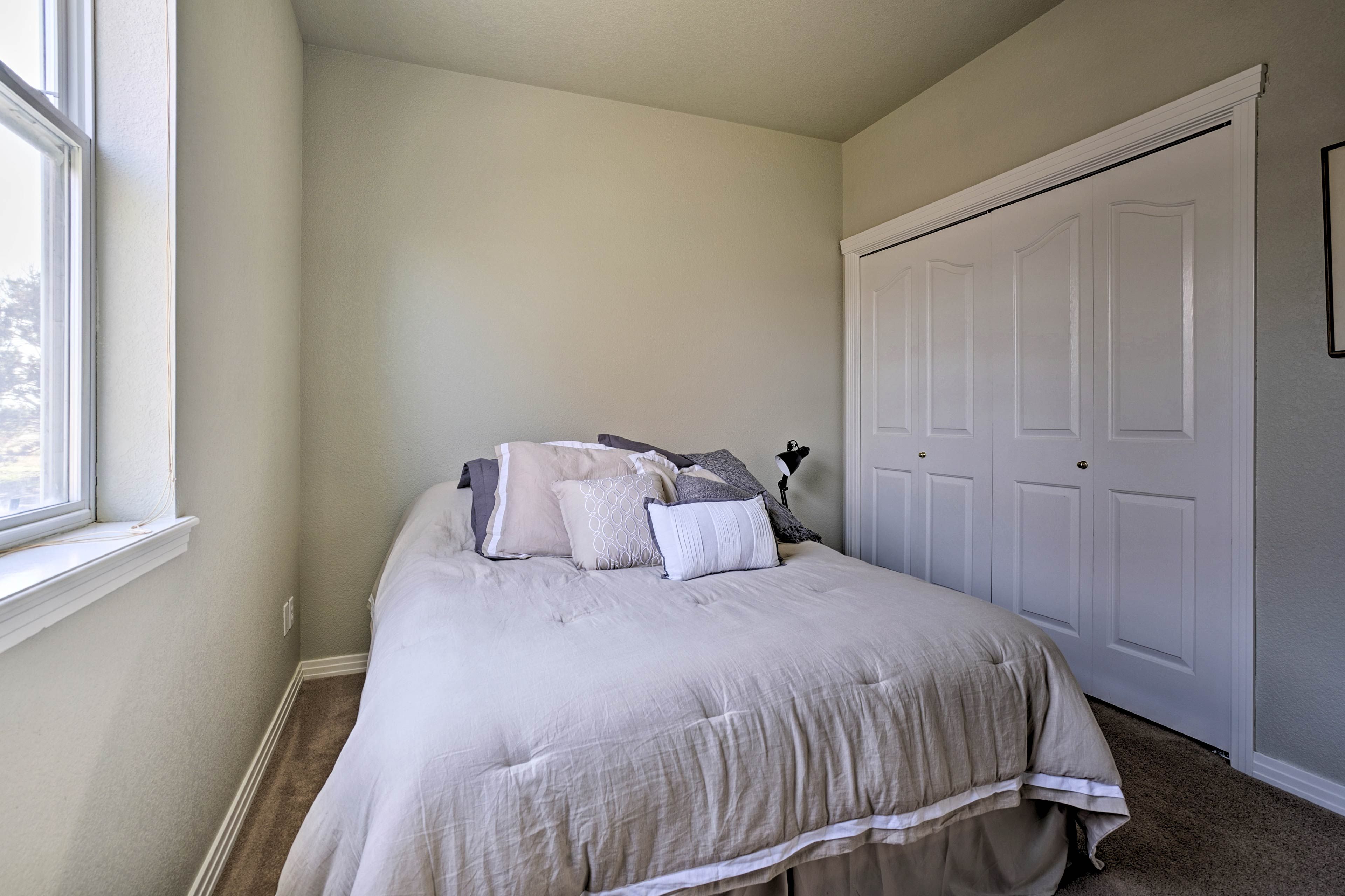 No matter which bedroom you choose, you'll feel right at home.