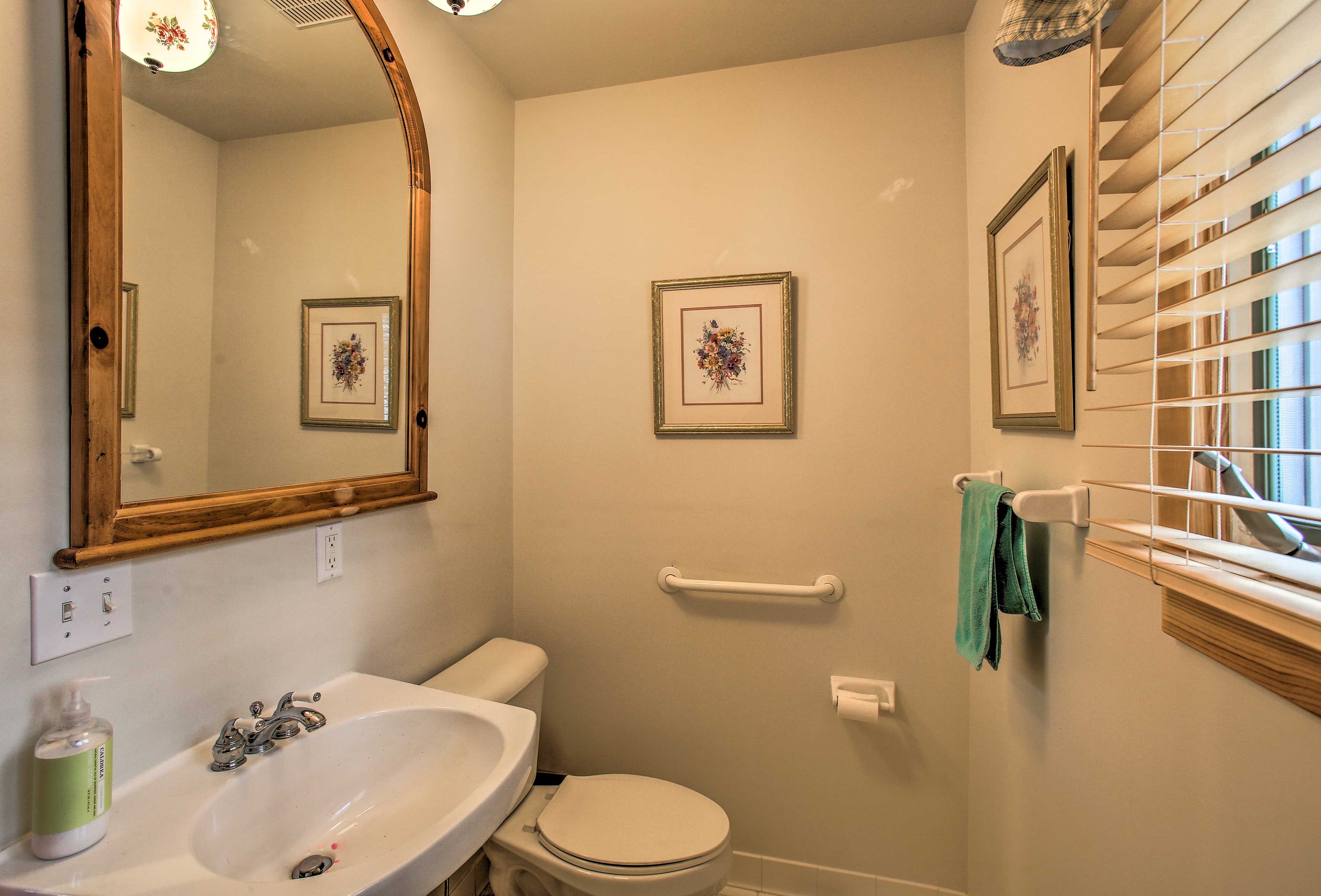 Wash up in one of the 3.5 bathrooms.