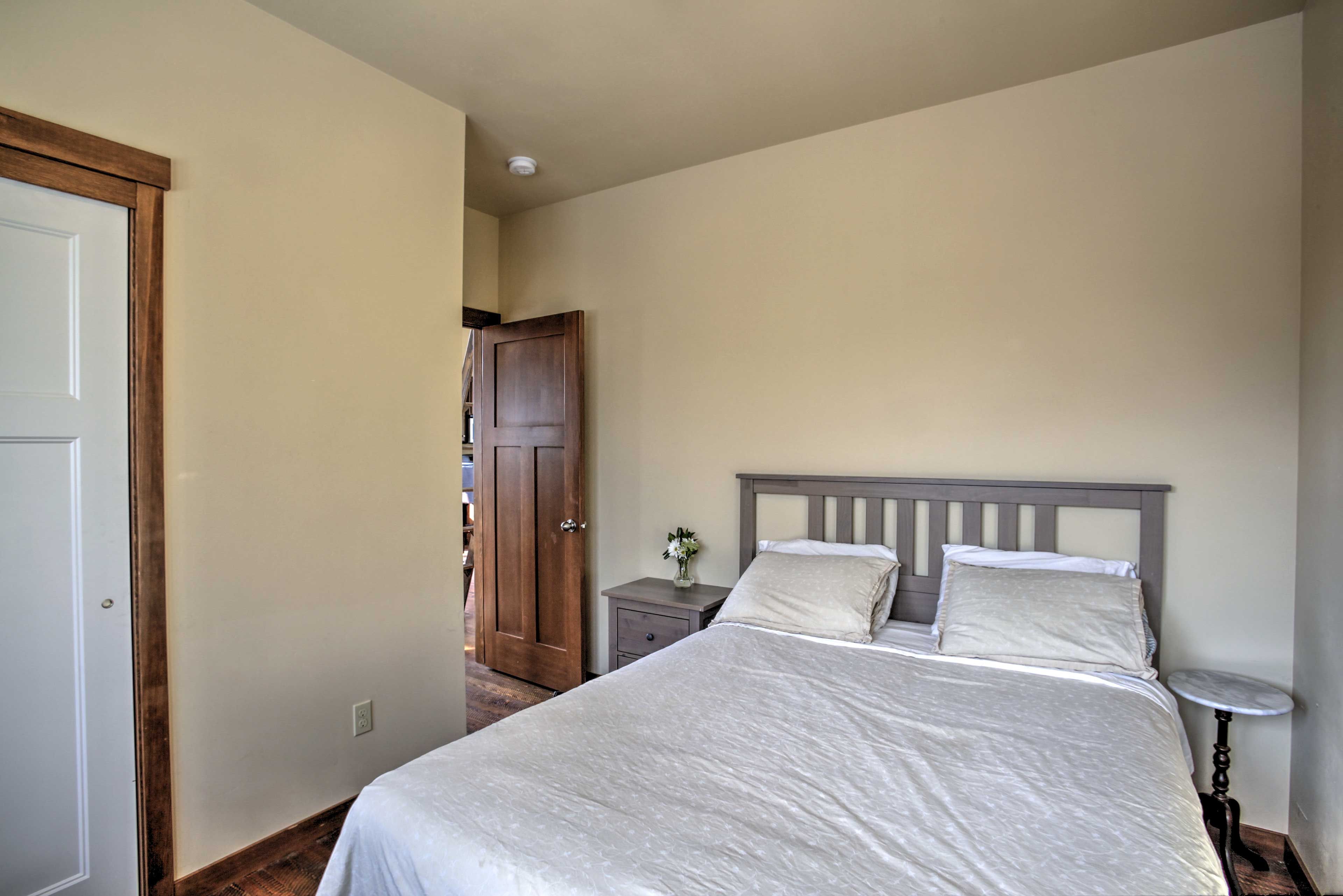 You'll have ample closet space for your vacation attire.