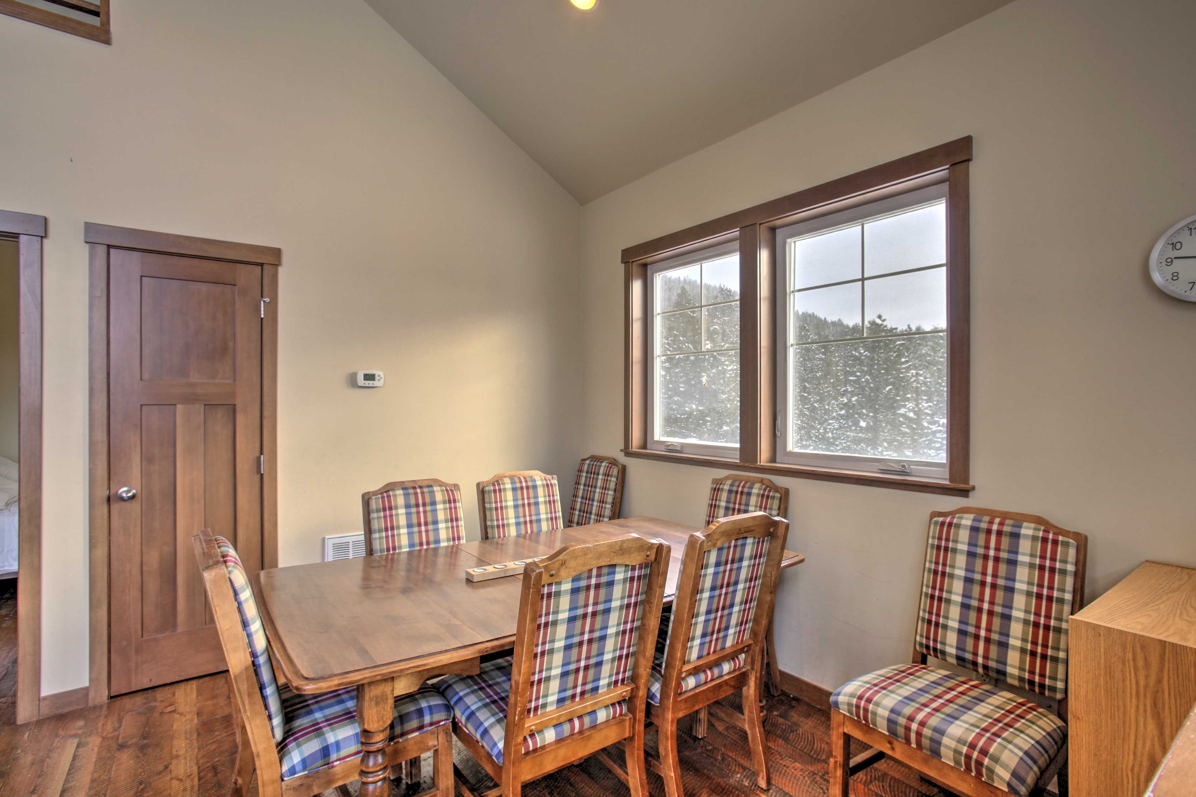 Share home-cooked feasts at the dining table.