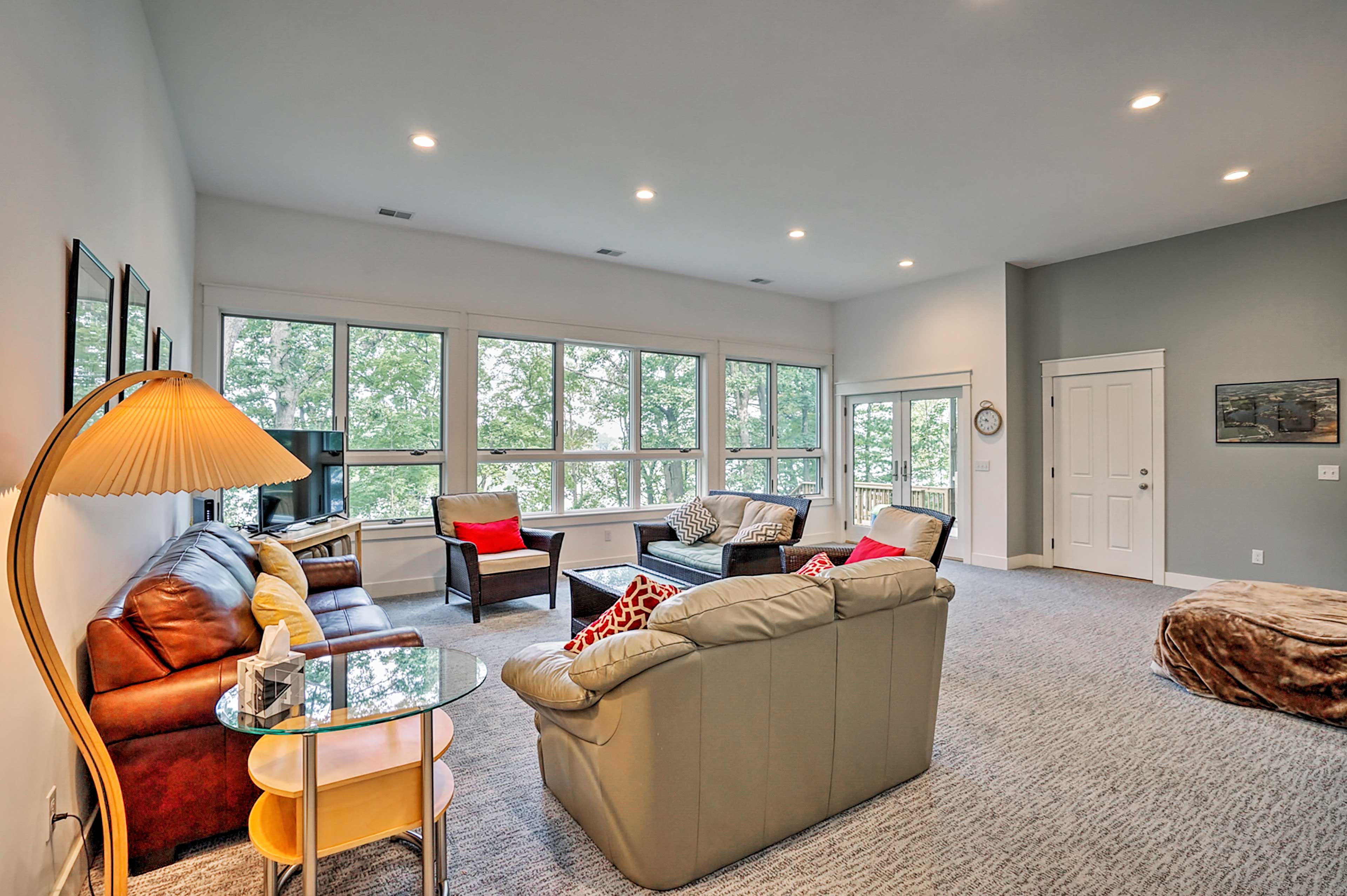 Basement Living Area | Sleeper Sofa