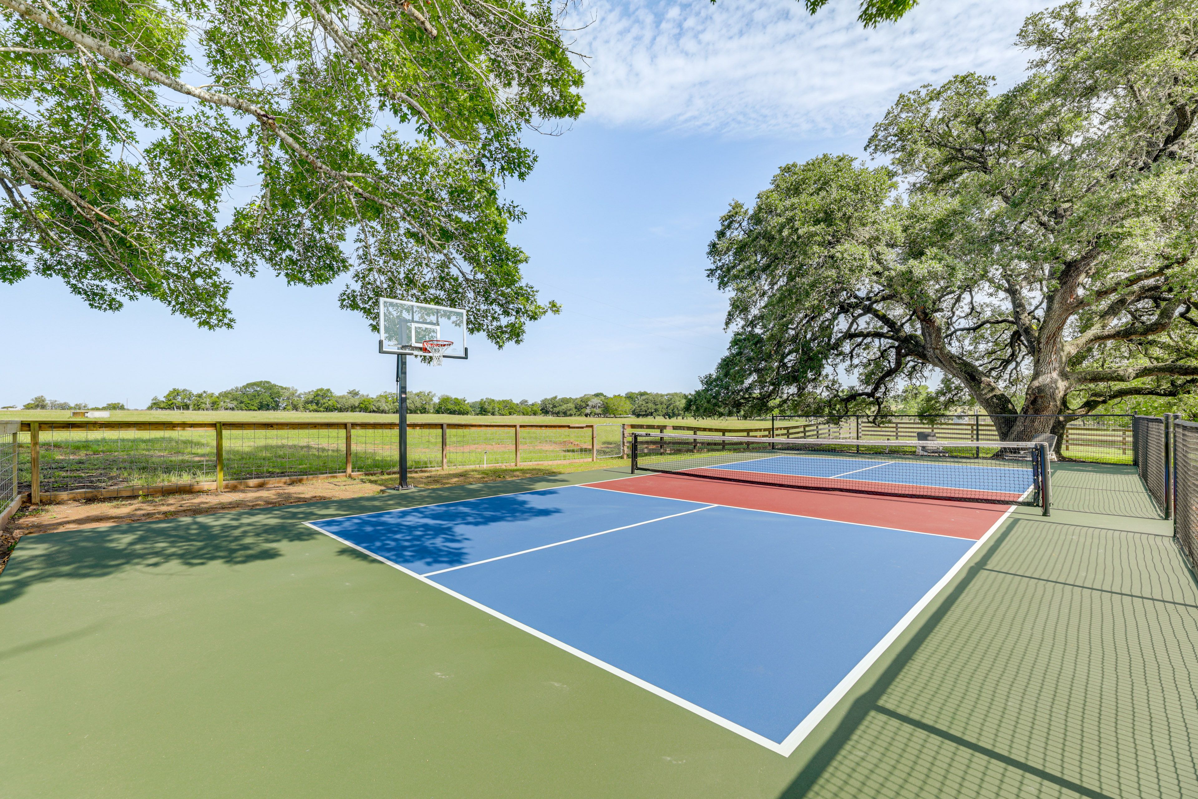 Pickleball Court | Basketball Hoop