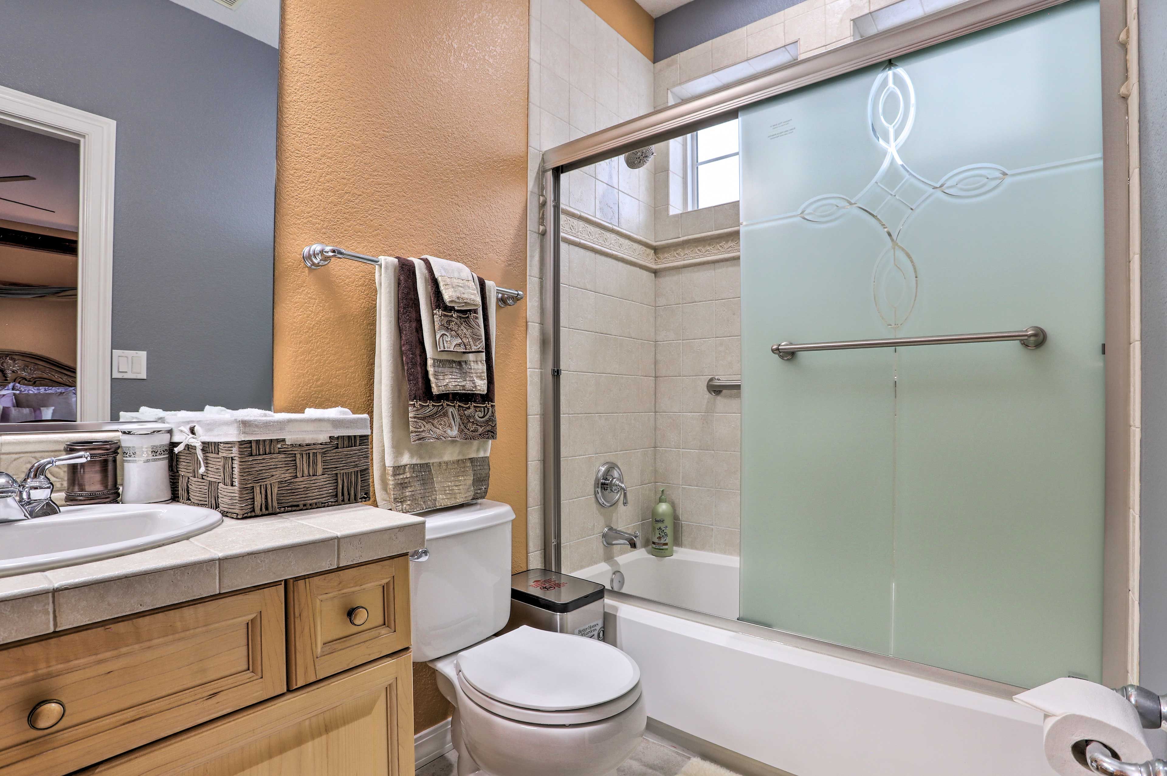 Full Bathroom | 2nd Floor | Grab Rails