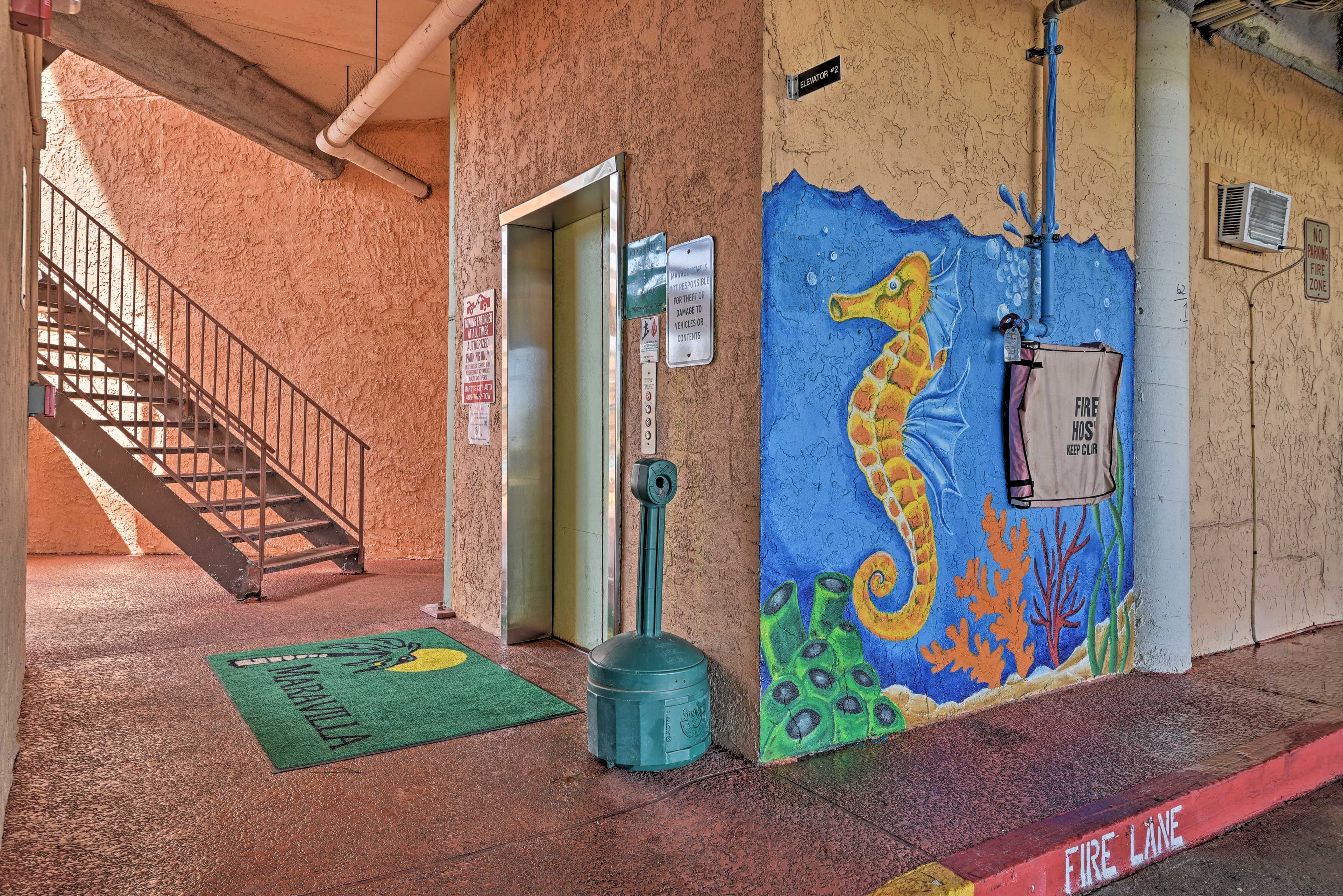 Kids love spending time walking around the Maravilla complex.