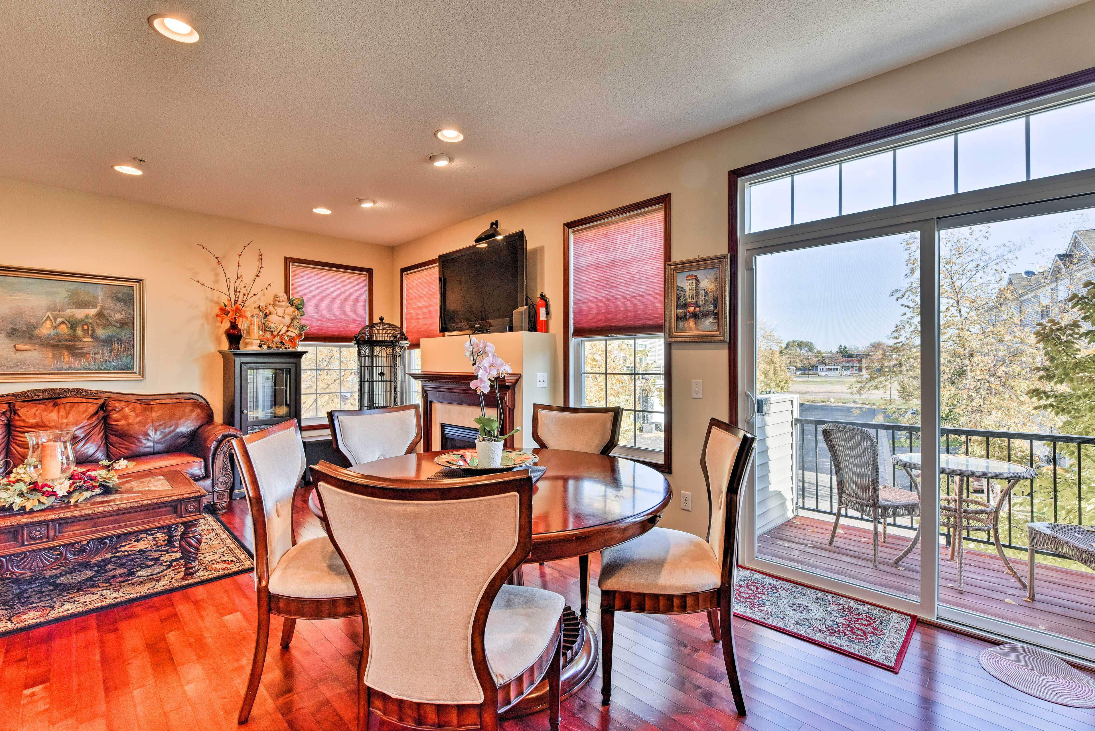 The elegant living space is perfect for sharing quality time with loved ones.