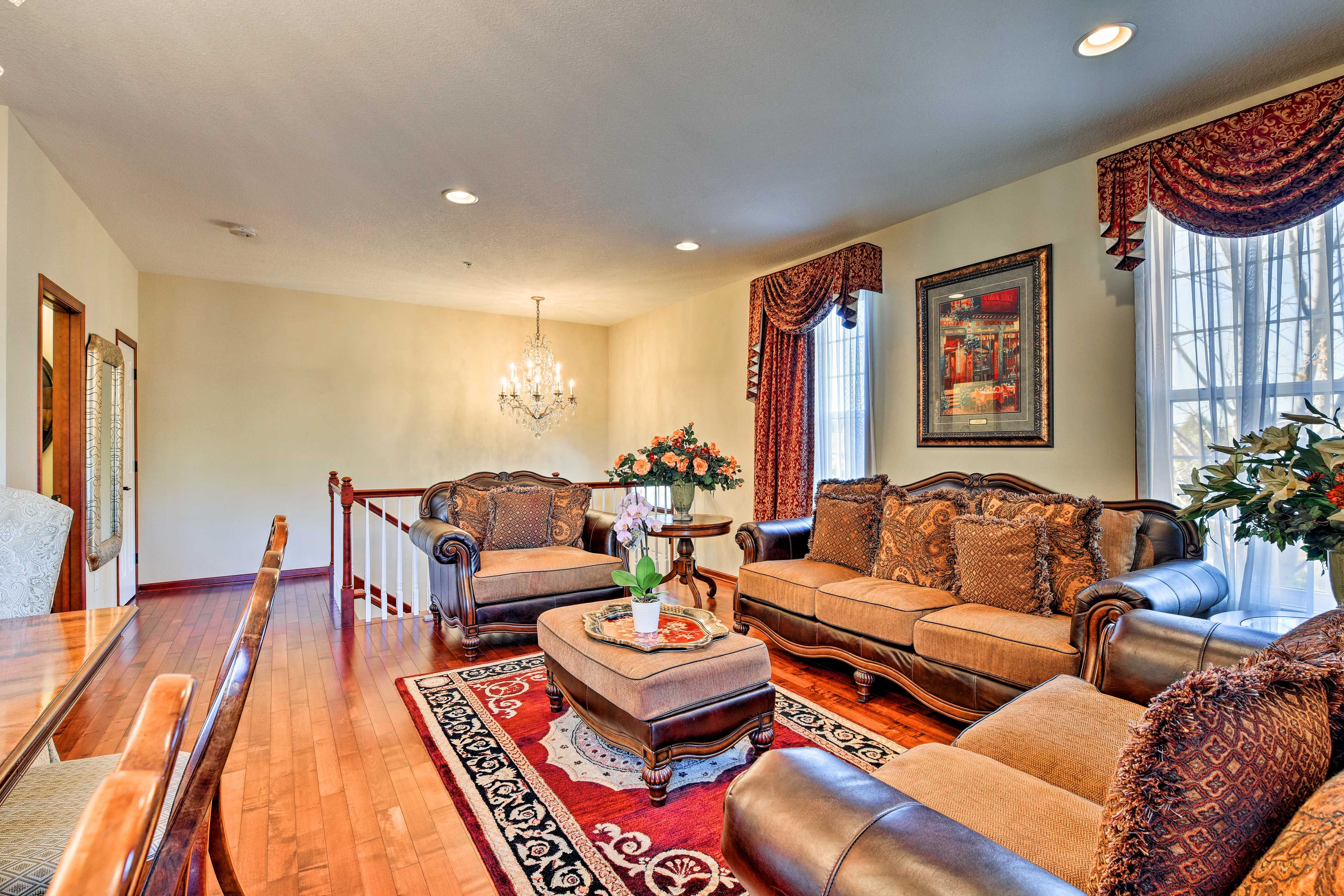 The open layout in makes it easy to share quality time with loved ones.