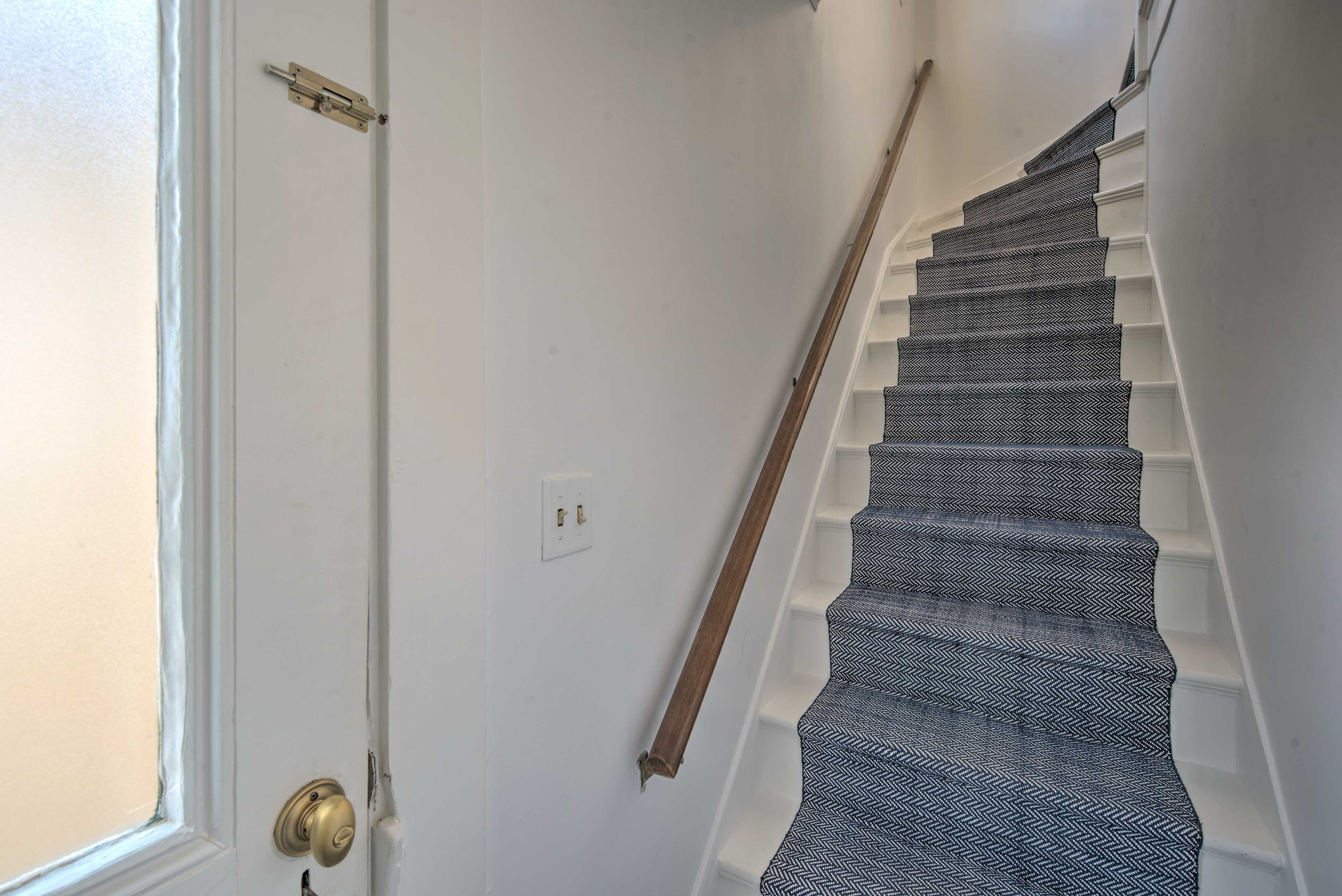 Interior Stairs Required to Reach Unit