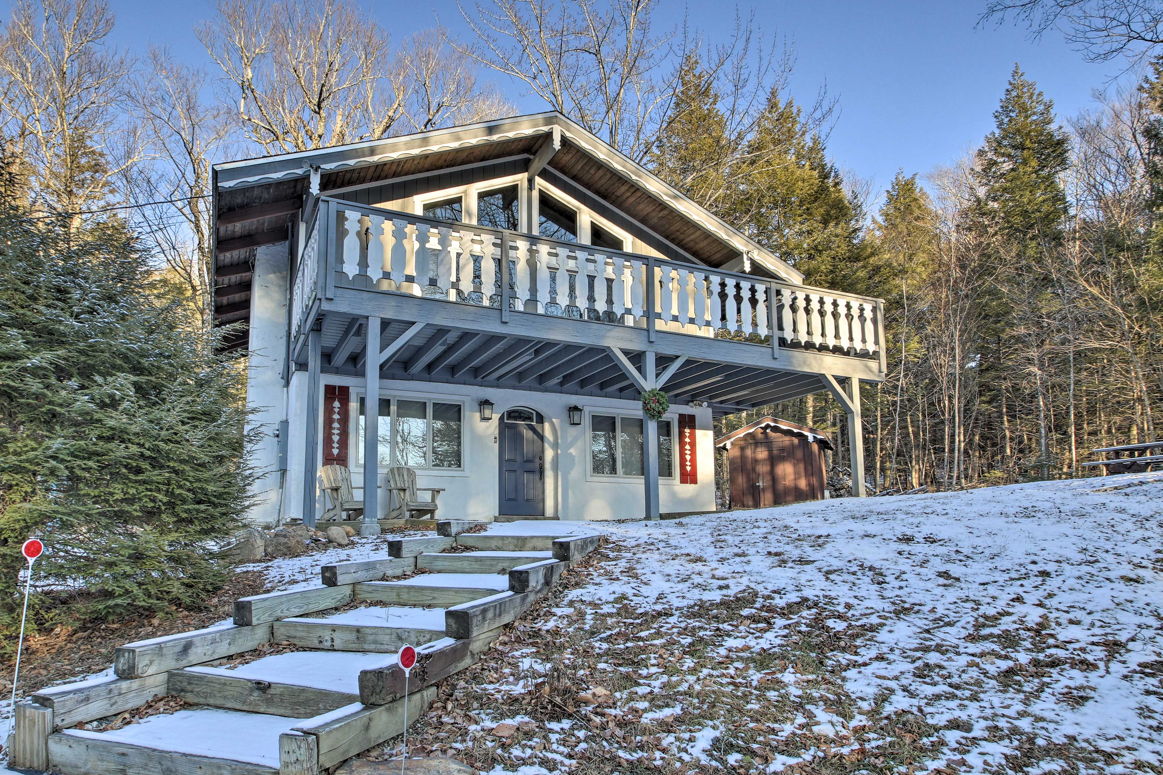 House Exterior in Winter