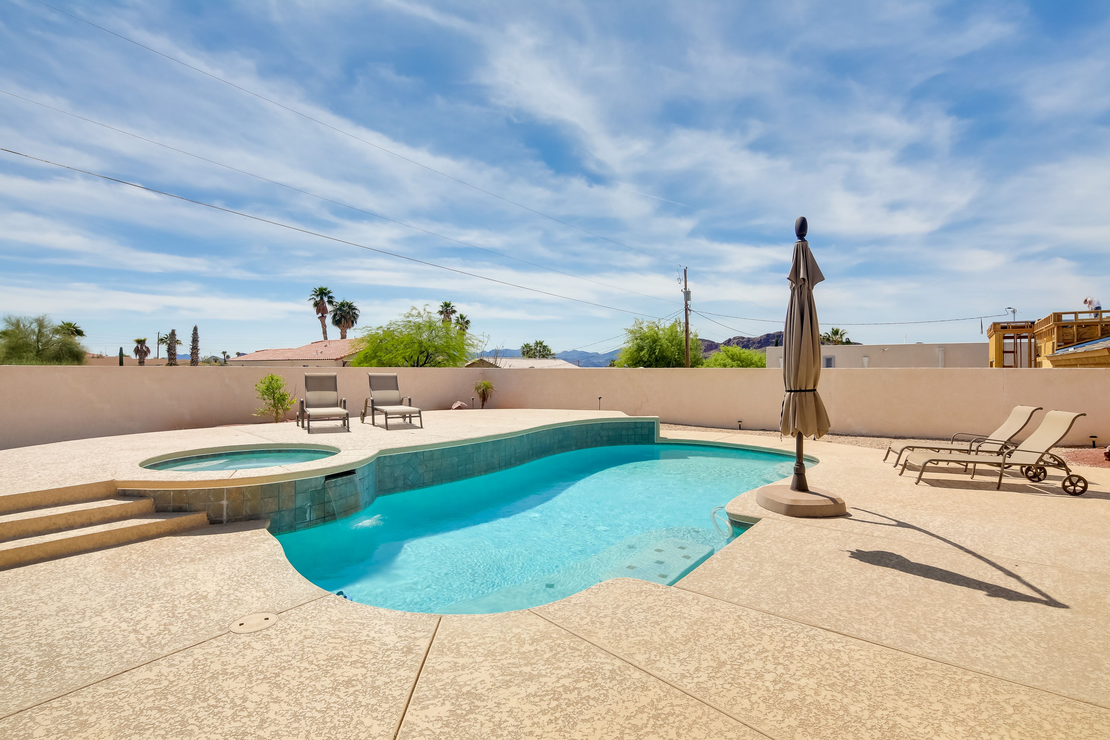 Patio | Private Outdoor Pool | Lounge Chairs | 1,600 Sq Ft