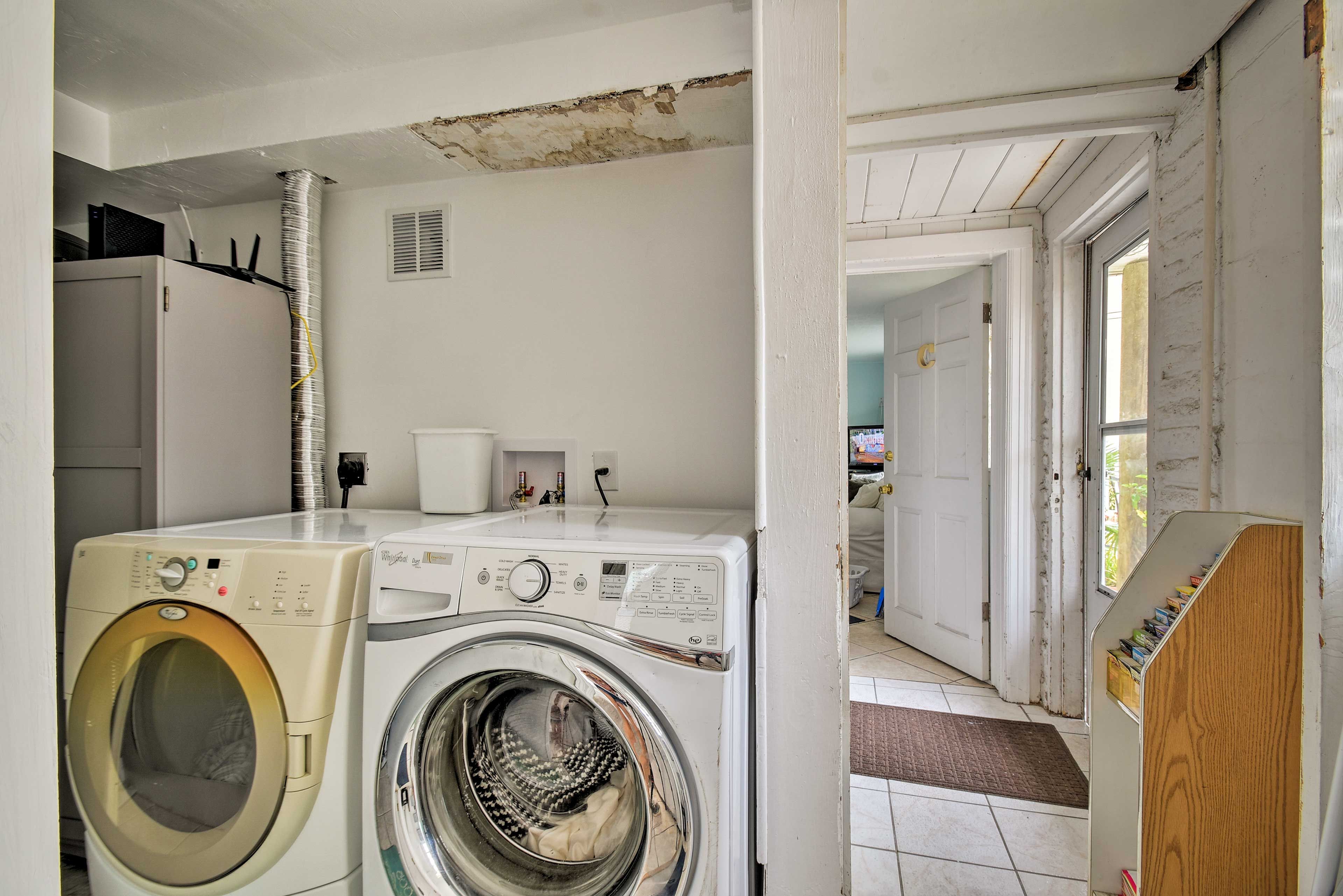 Washing machines are available!