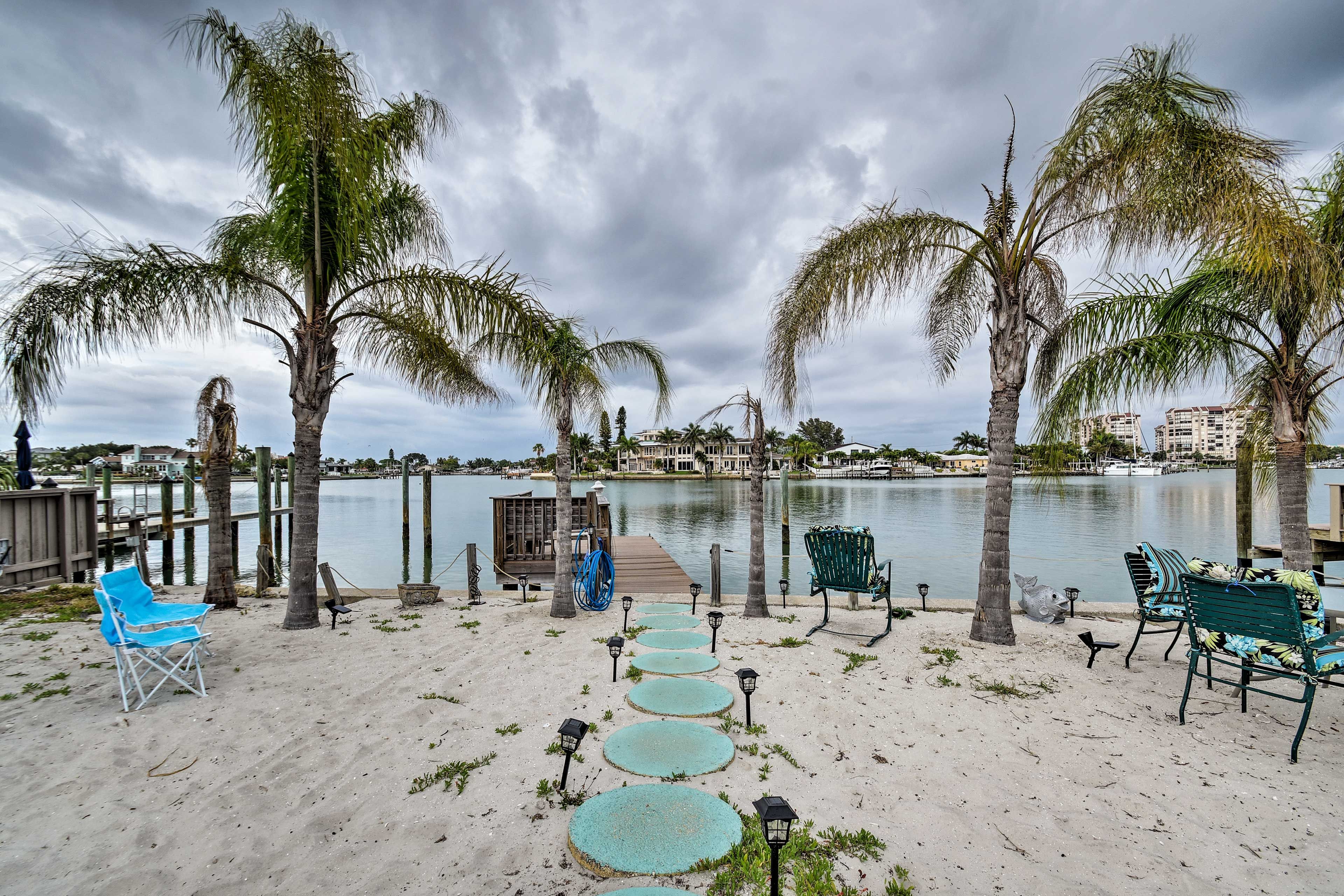 Bask in this Florida oasis just steps from your vacation rental.