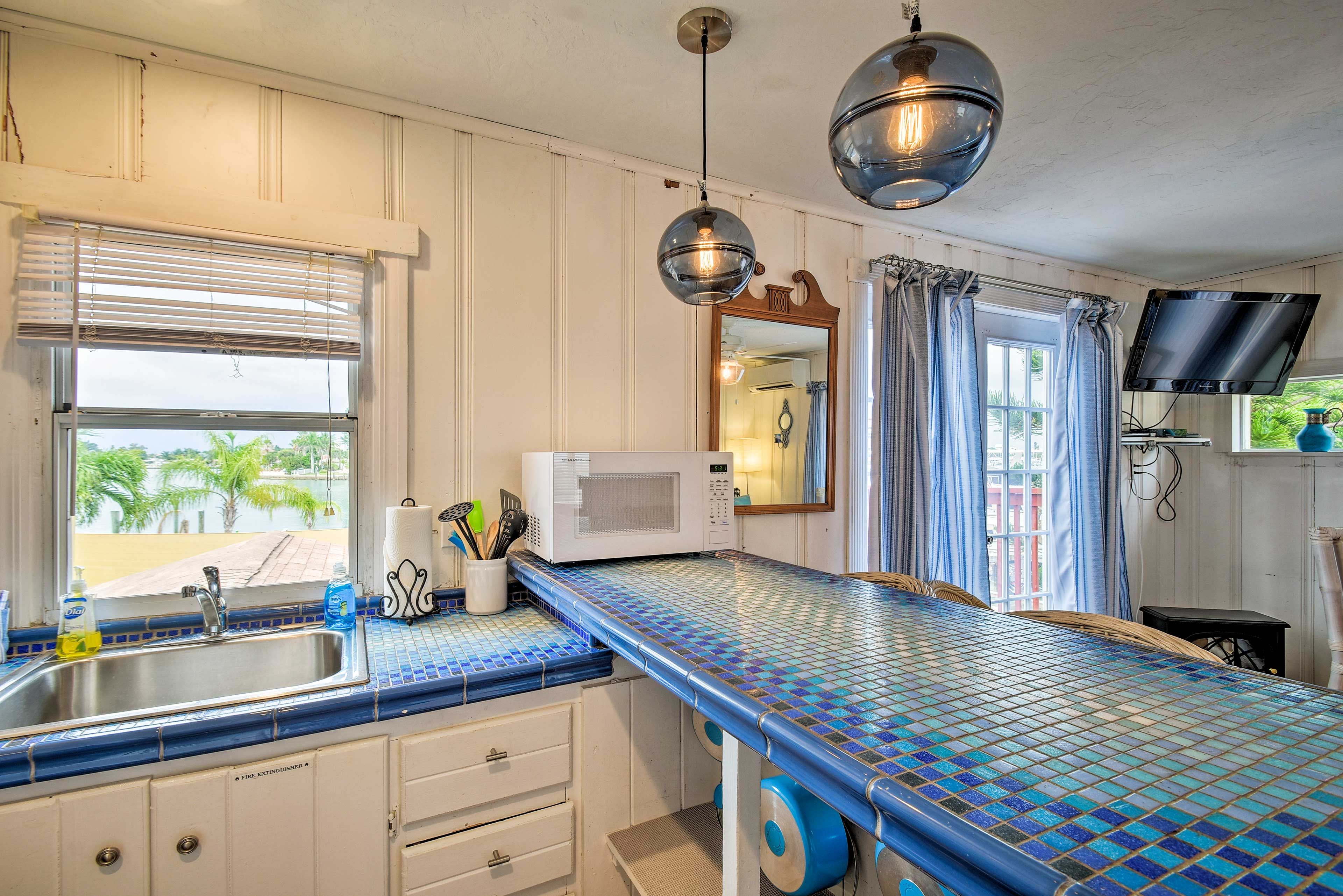 Open the window as you cook to let in the coastal breeze.
