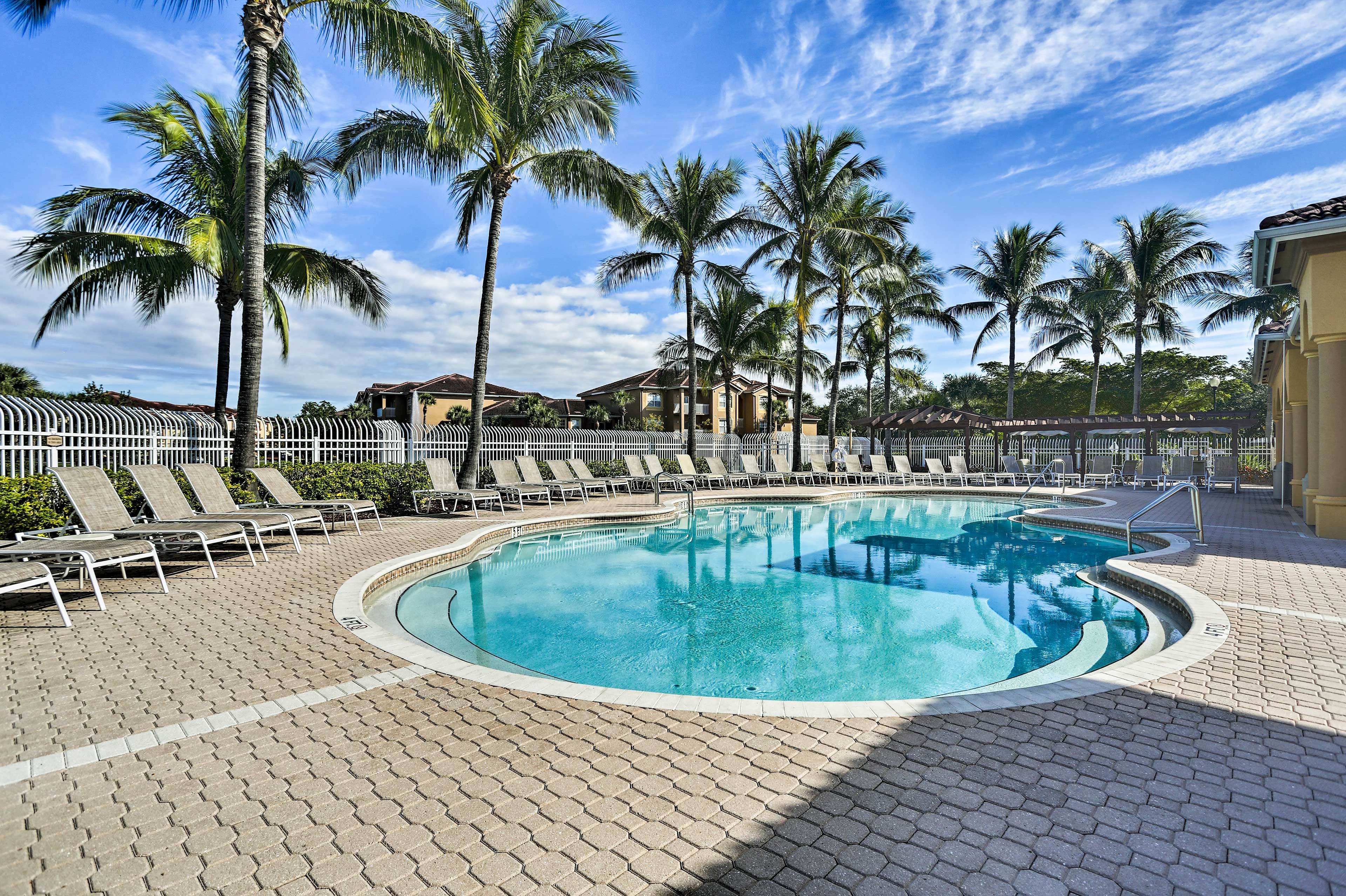 Not a beach person? Spend time at the pool instead!