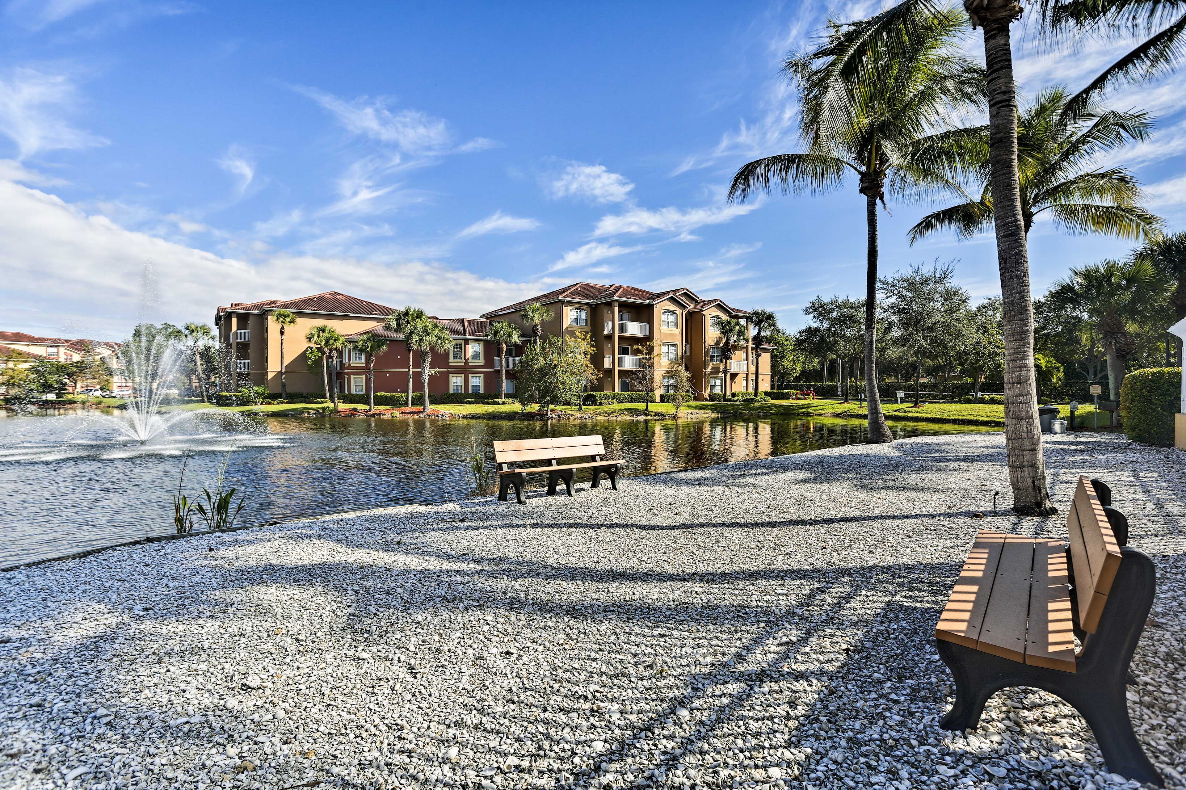 You'll be minutes from several community beaches!
