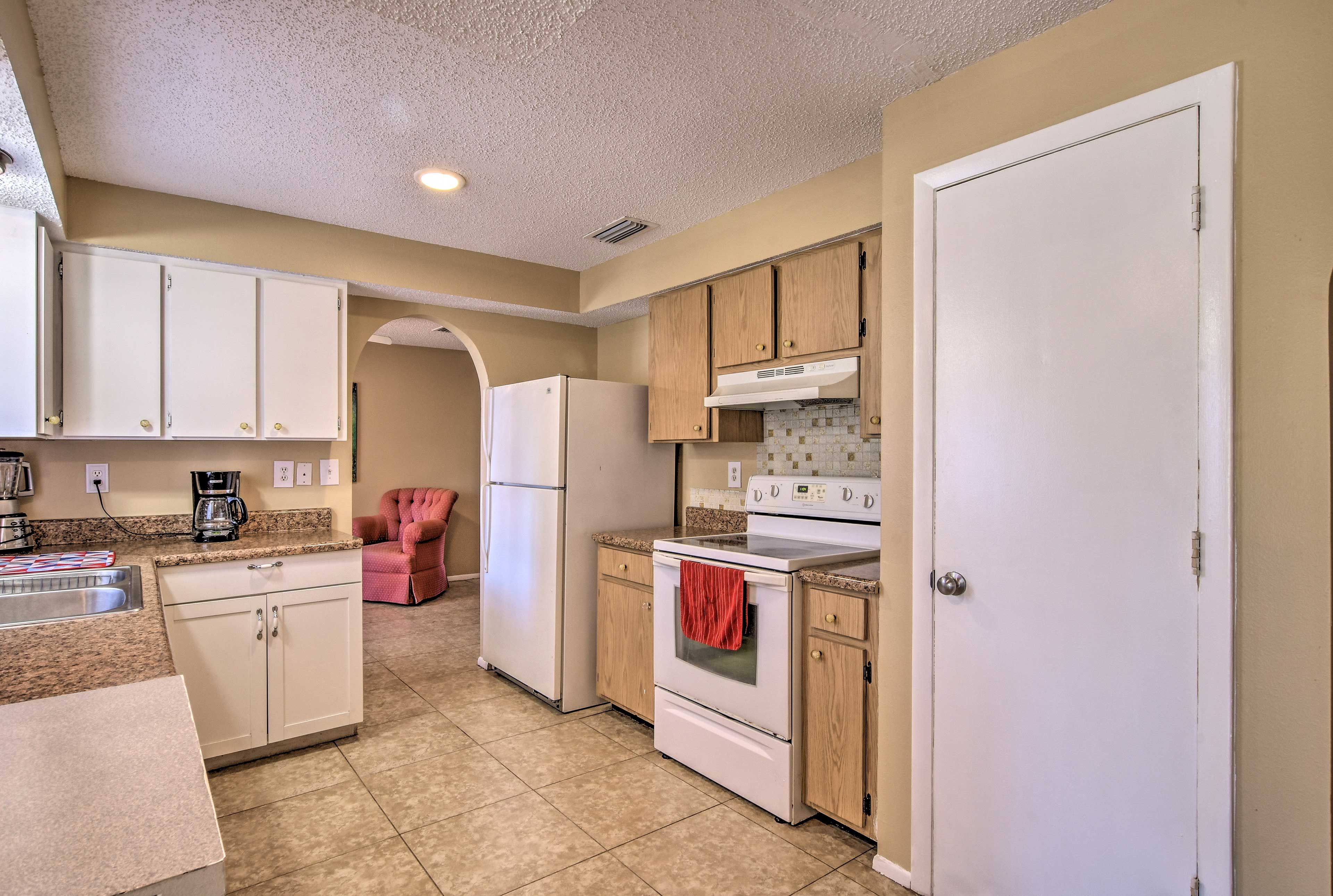 Head into the kitchen when bellies start to rumble!