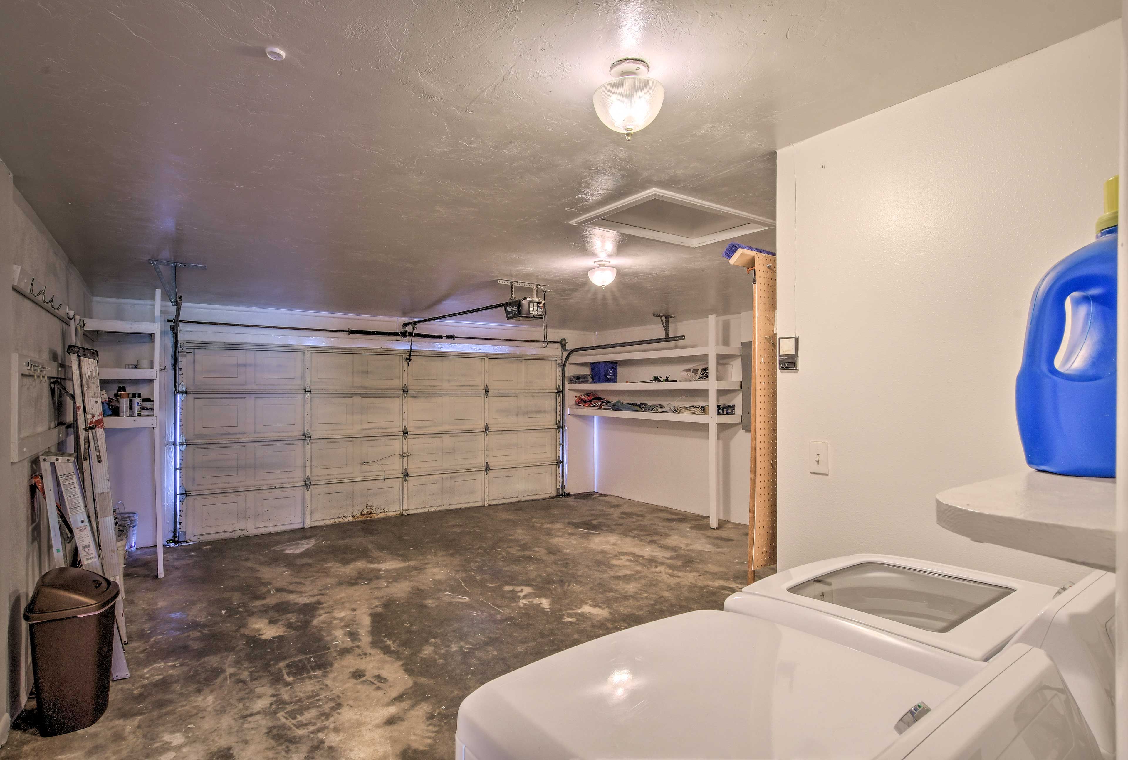 Toss your dirty clothes in the washing machine before bed.