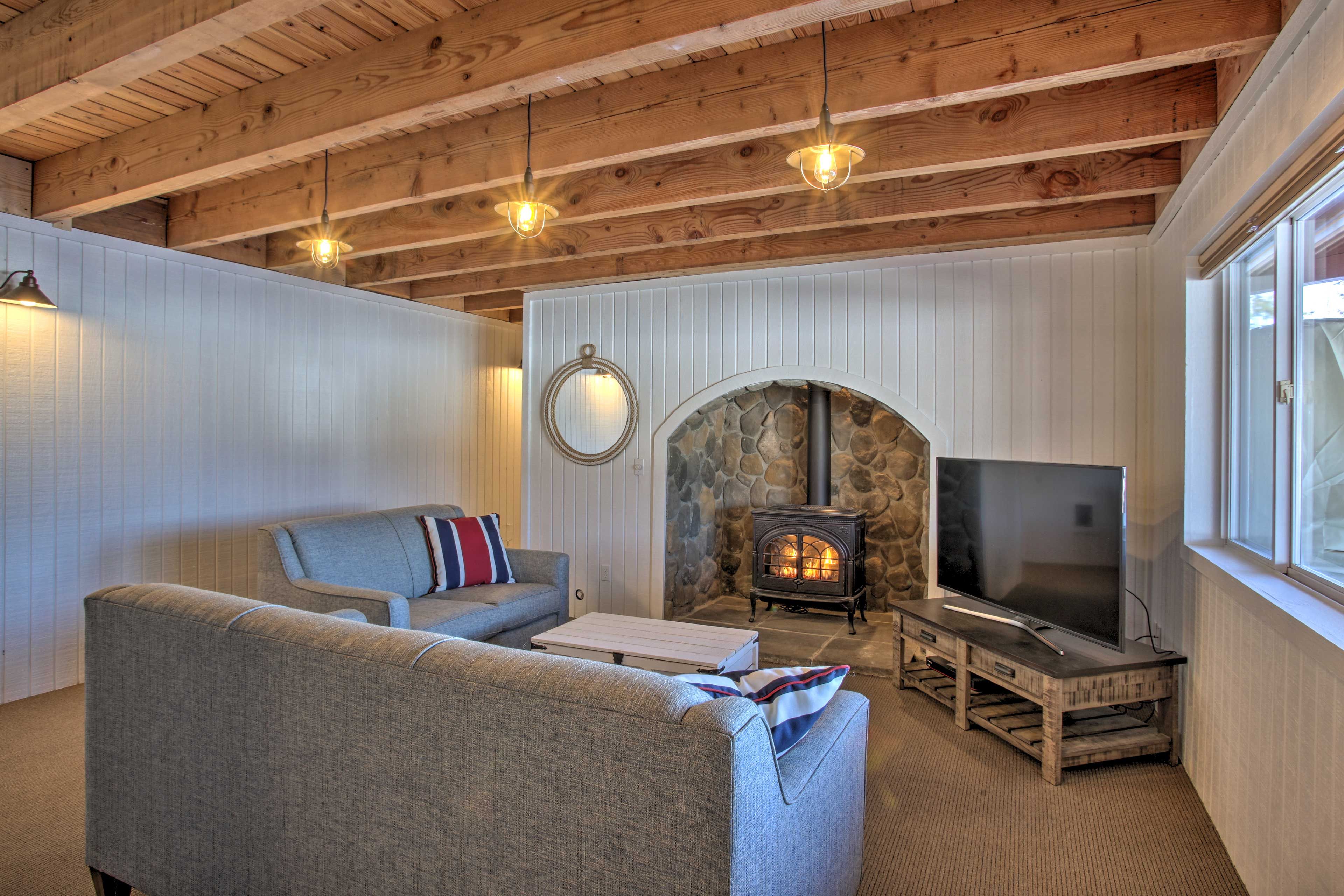 Basement Living Area | Sleeper Sofa