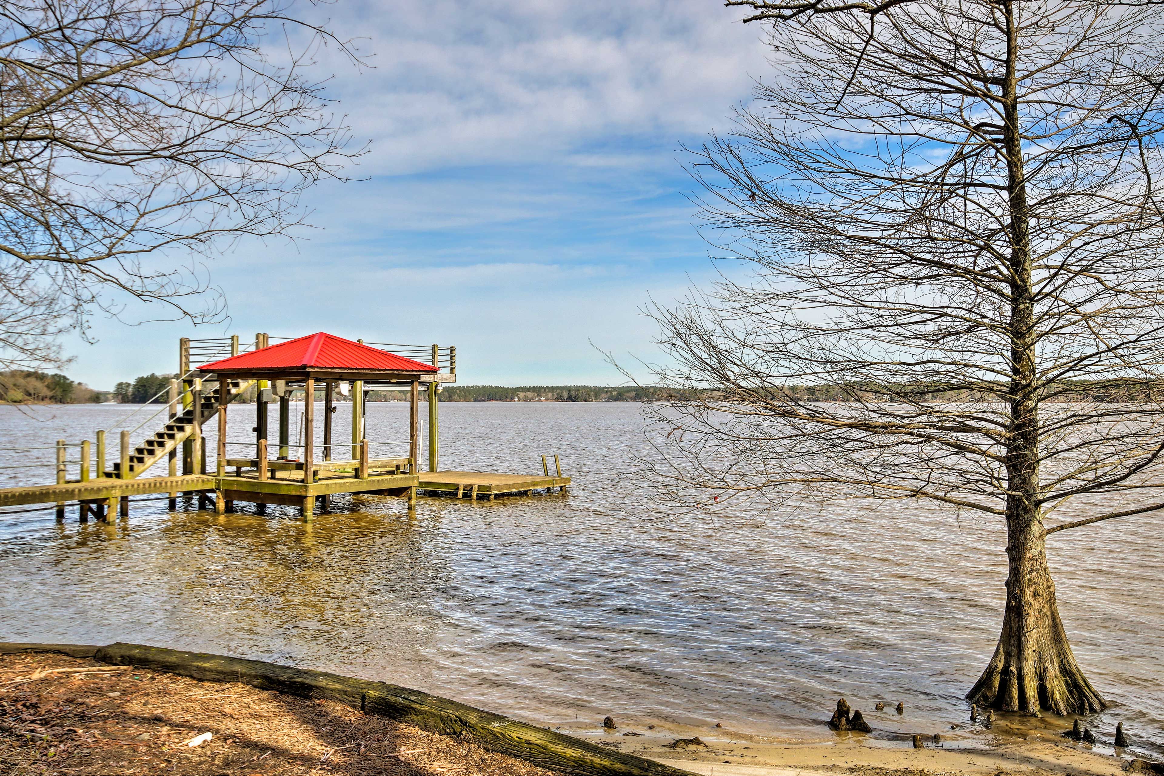 Private Dock | Lake Wateree