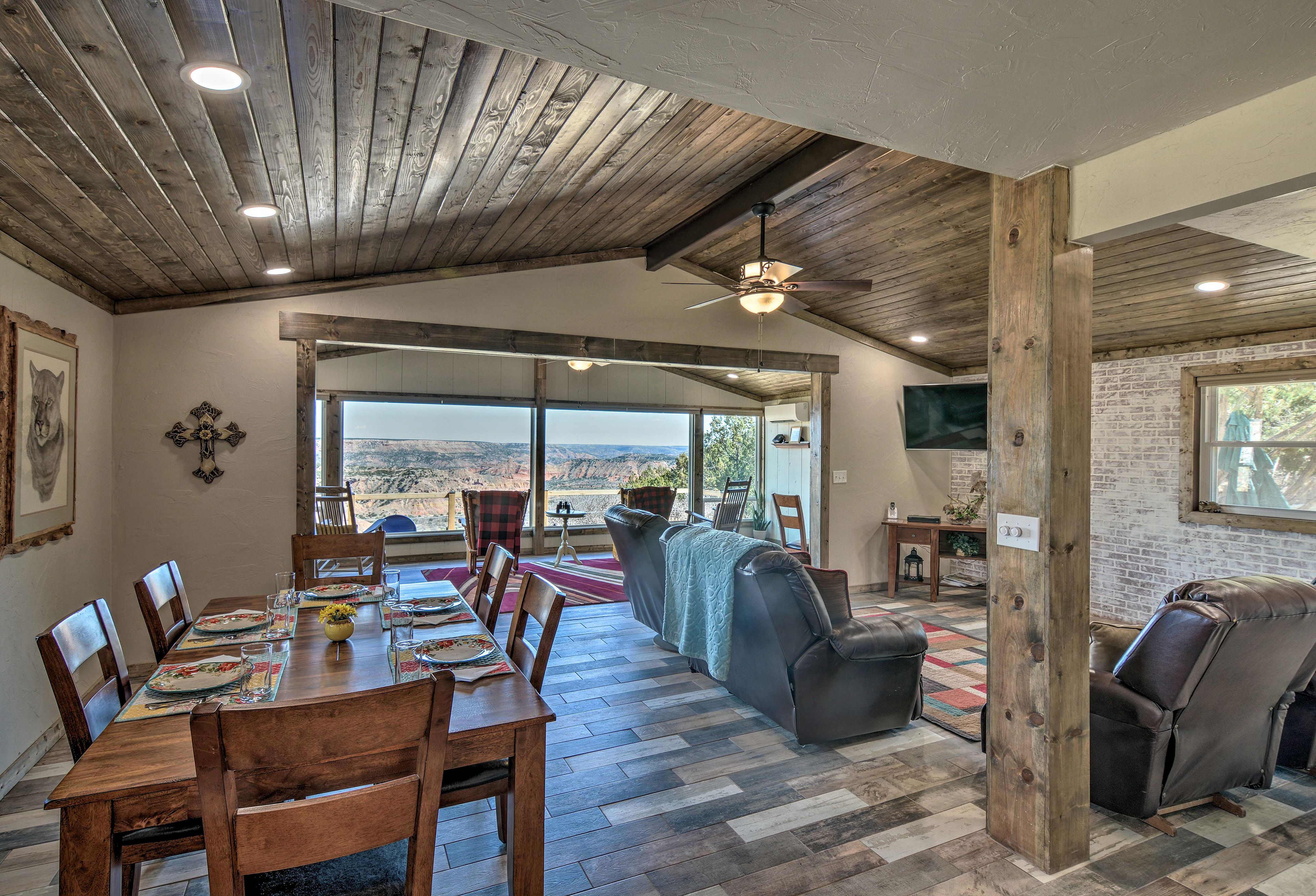 Main Living Space | Open Floor Plan | Free WiFi | Central A/C & Heating