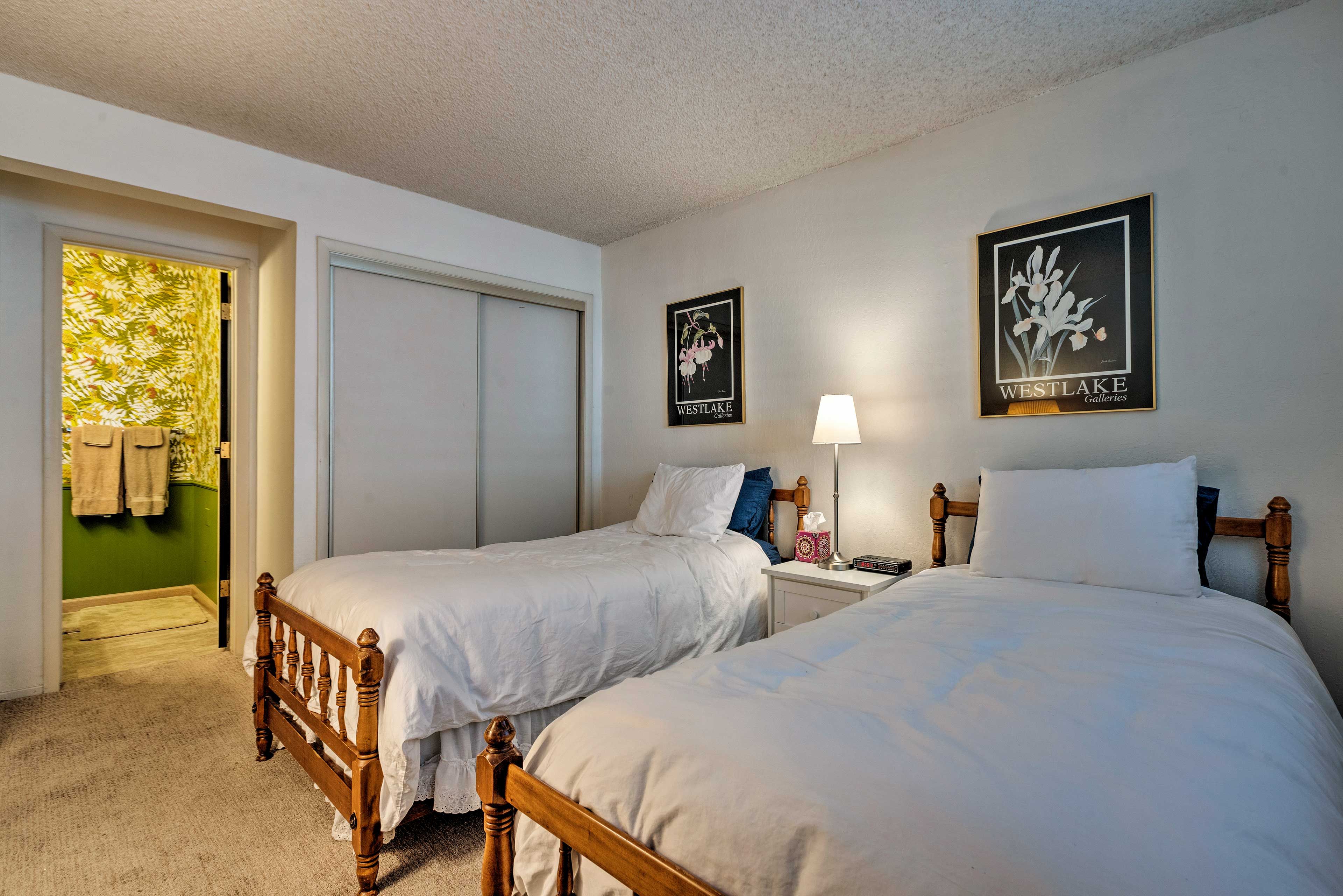 The room has an en-suite bathroom.