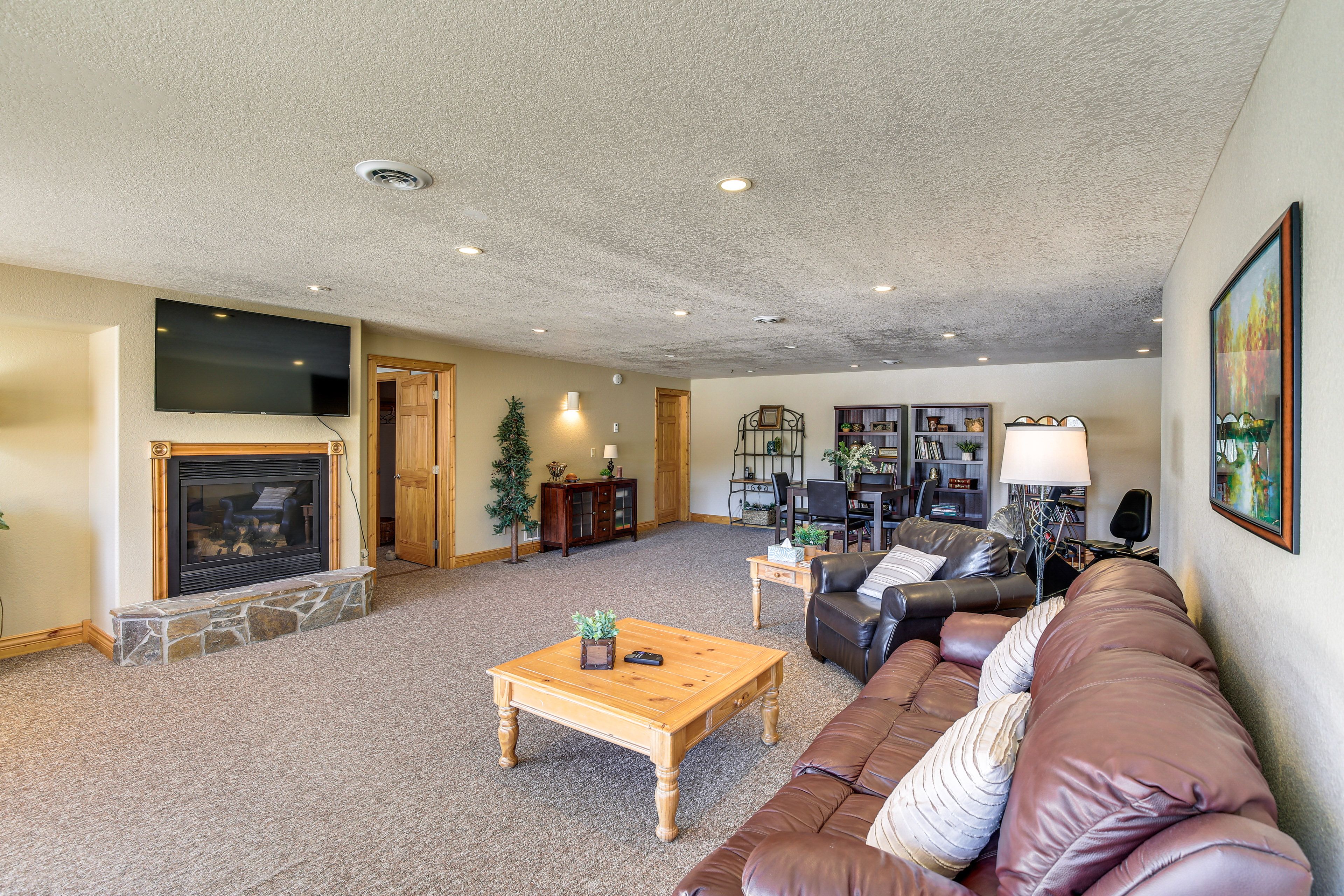 Basement Living Area | Exercise Equipment