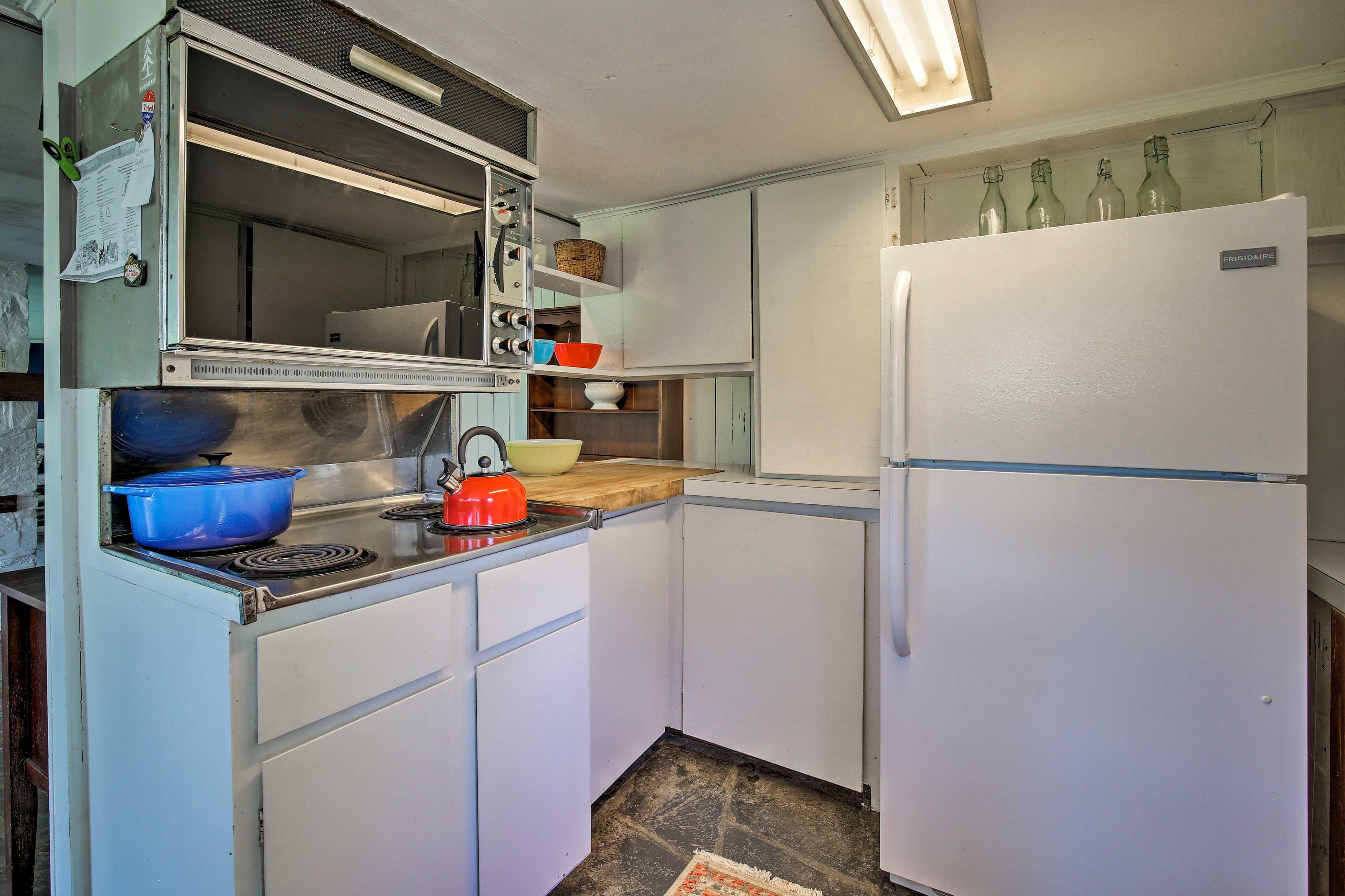 There's lots of storage available!
