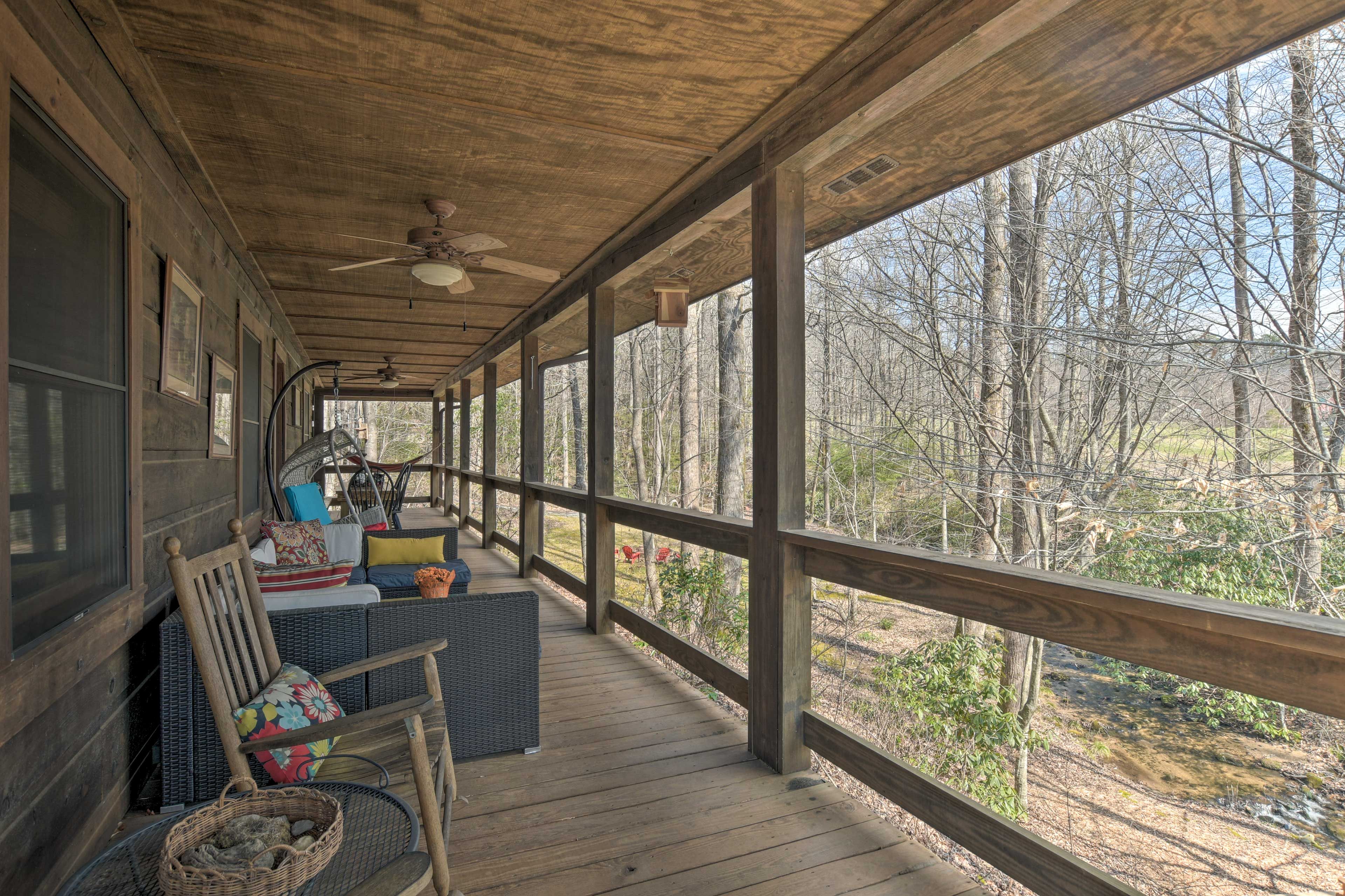 Covered Wraparound Porch