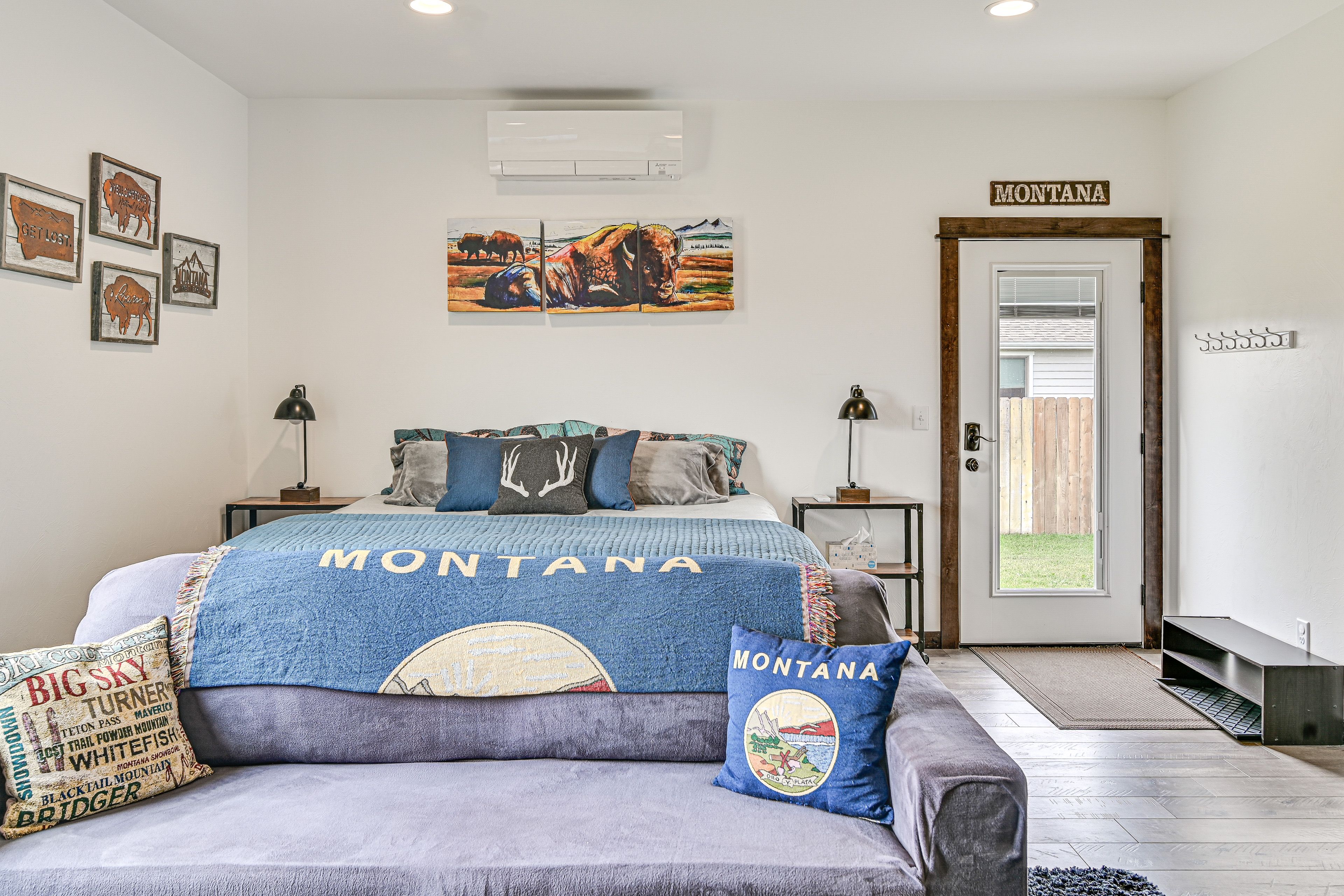 Living & Sleeping Area | King Bed | Queen Sleeper Sofa