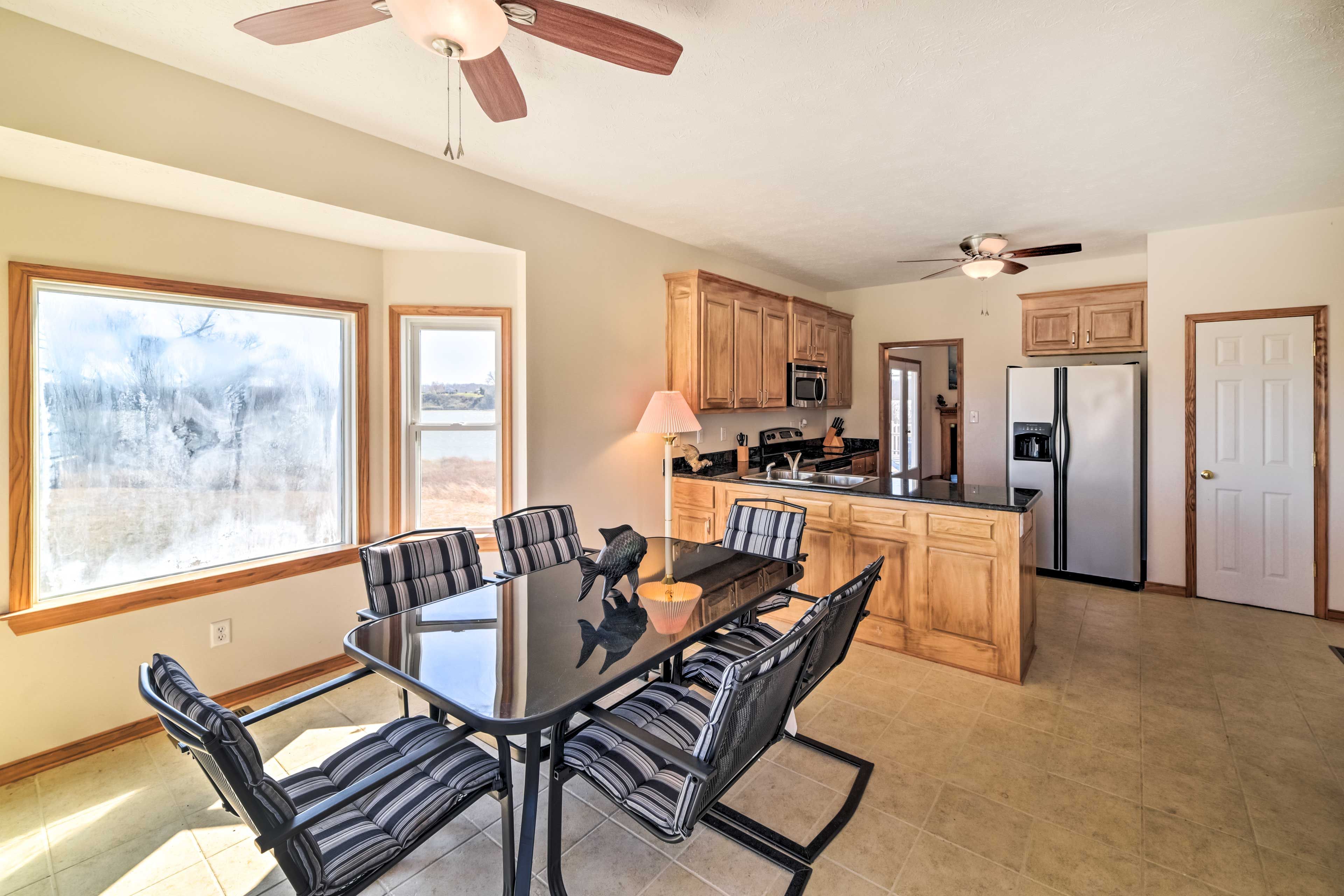 Kitchen Table | Dishware & Flatware Provided