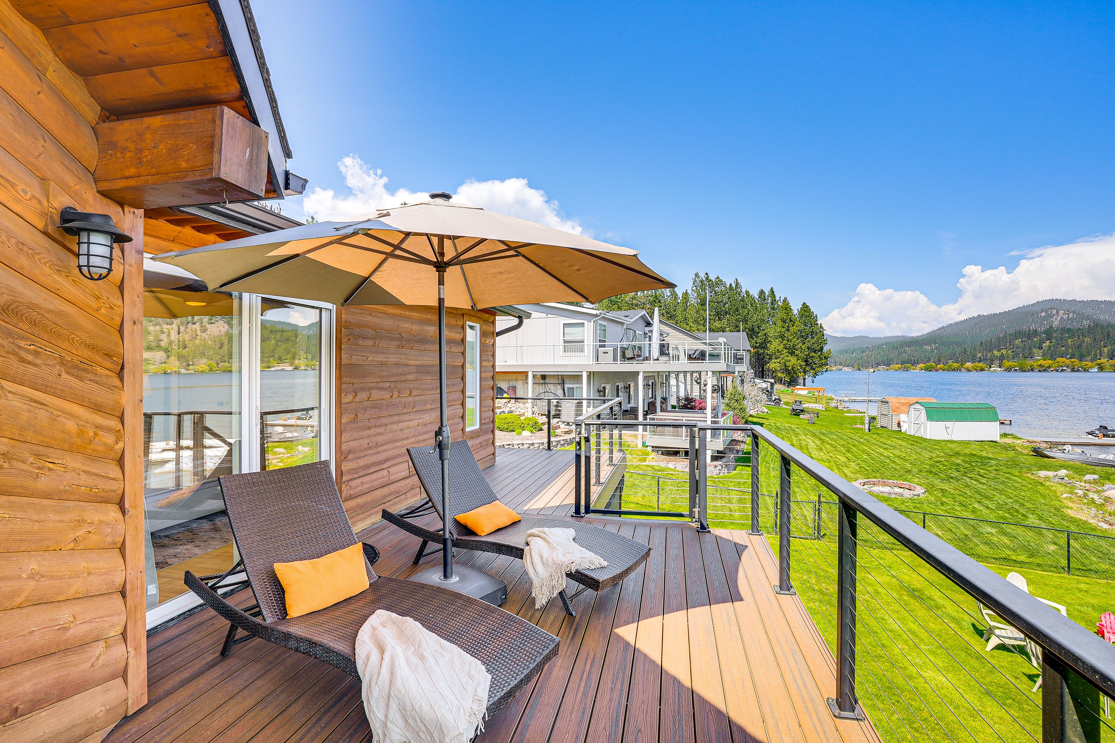 Furnished Deck | Lake Views
