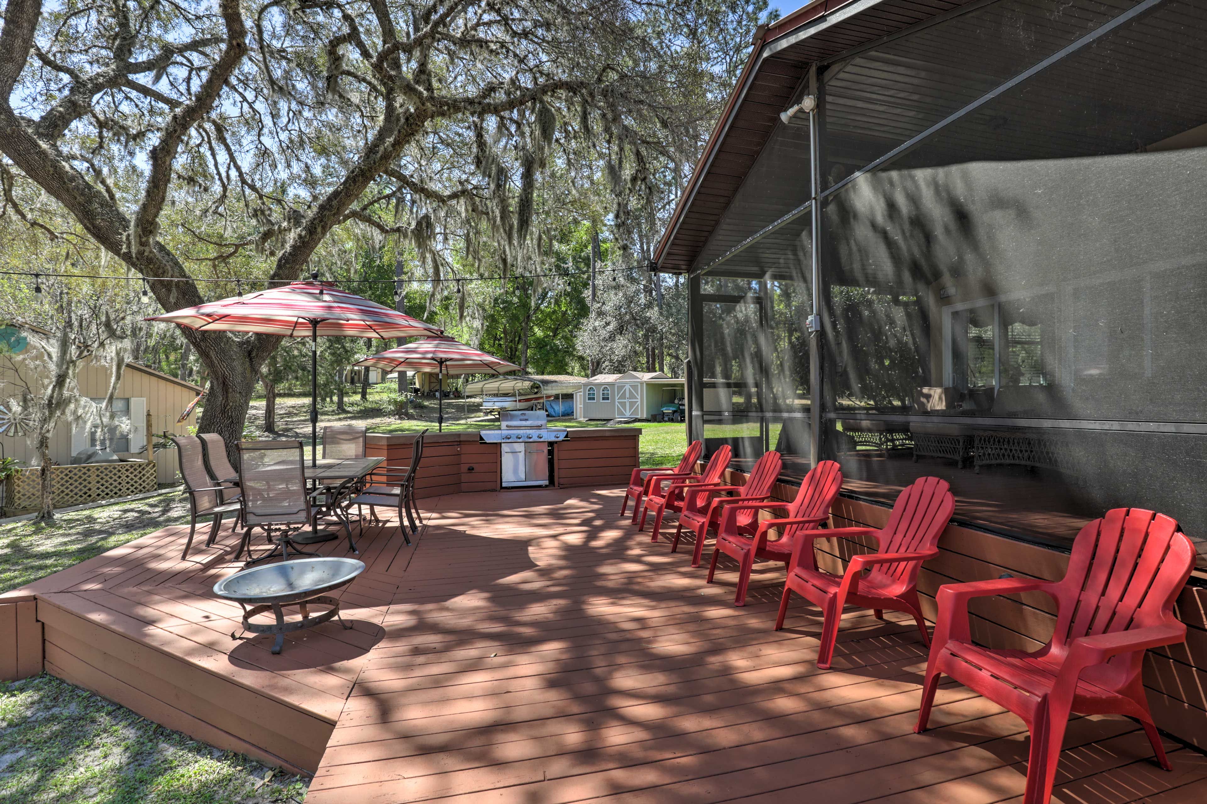 Spacious Deck | Outdoor Dining | Gas Grill | BBQ Area