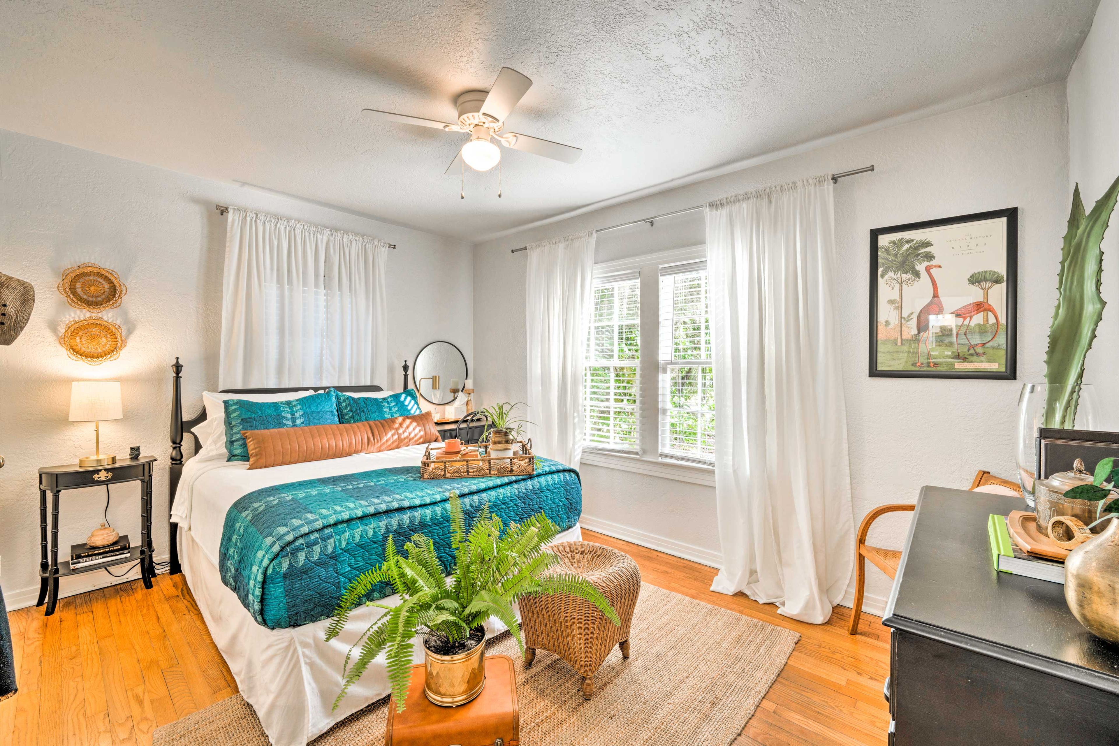 Bedroom 1 | Queen Bed | Clothes Steamer
