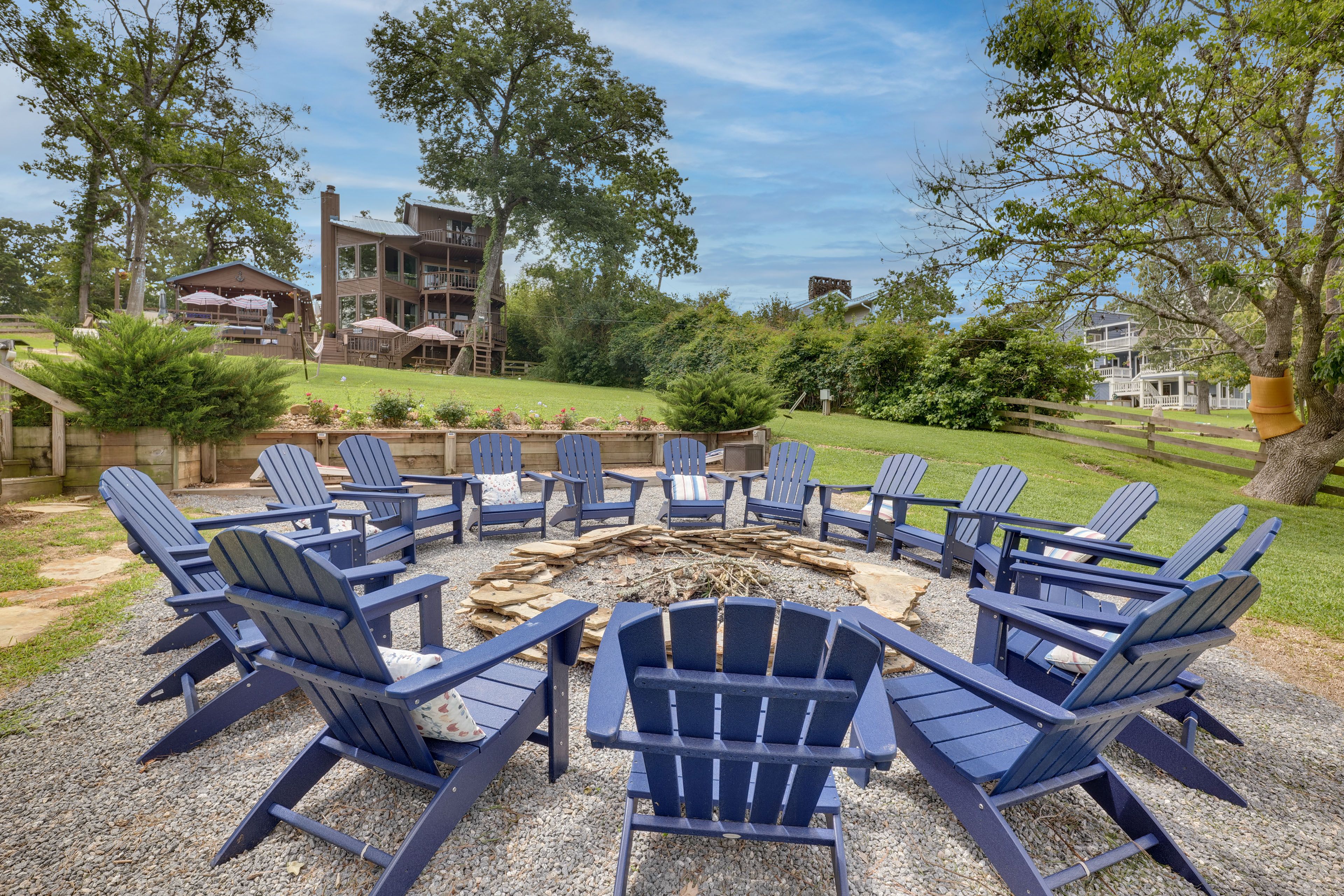 Fire Pit | 16 Lounge Chairs by Gaming Area