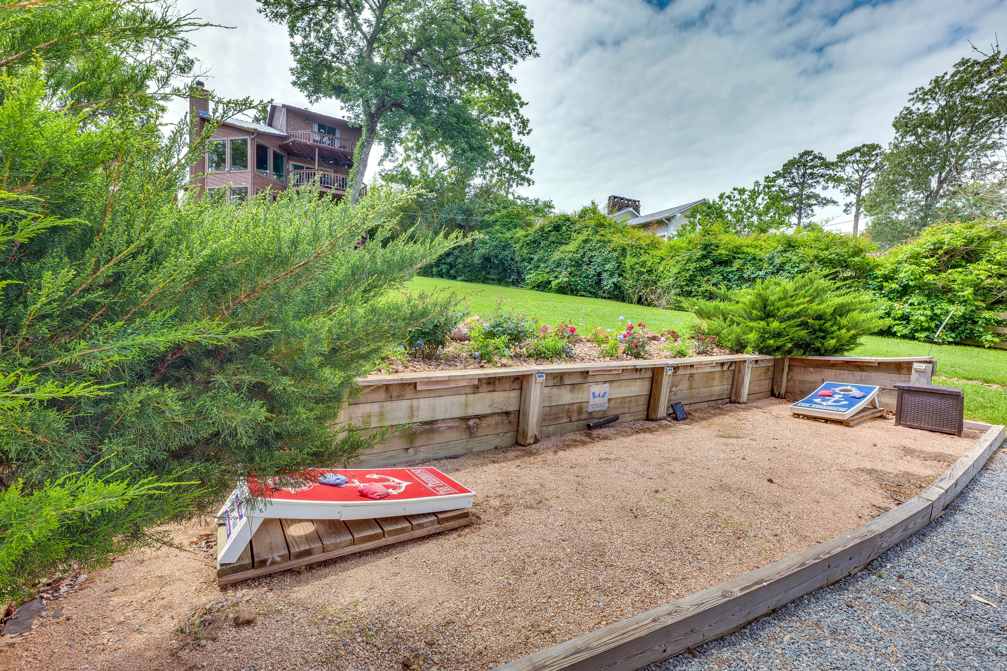 Cornhole Court | Lights for Night Time Play